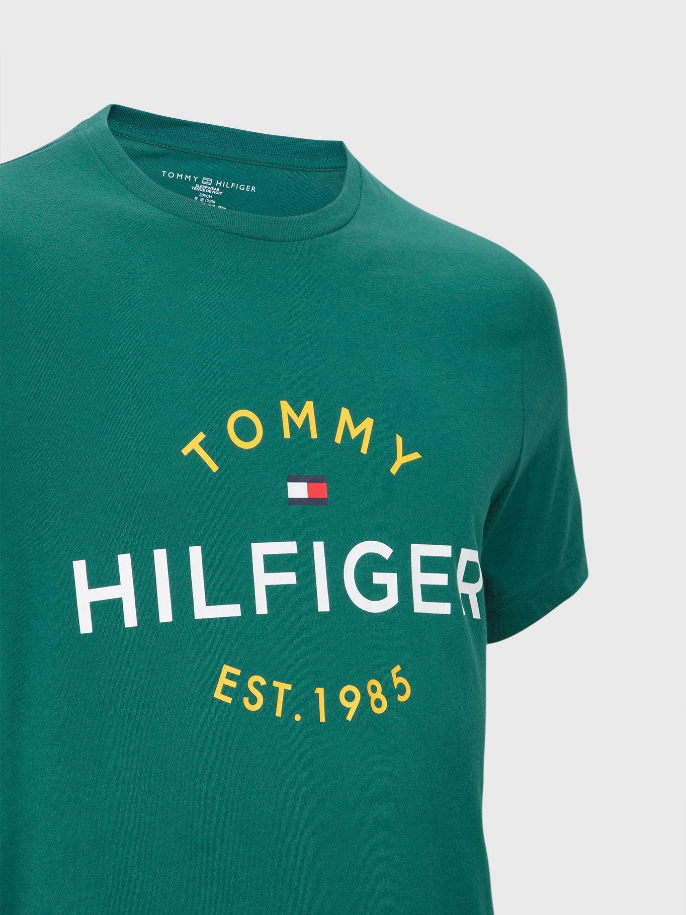 Top Pijama C-Neck Verde Tommy Hilfiger M2-2