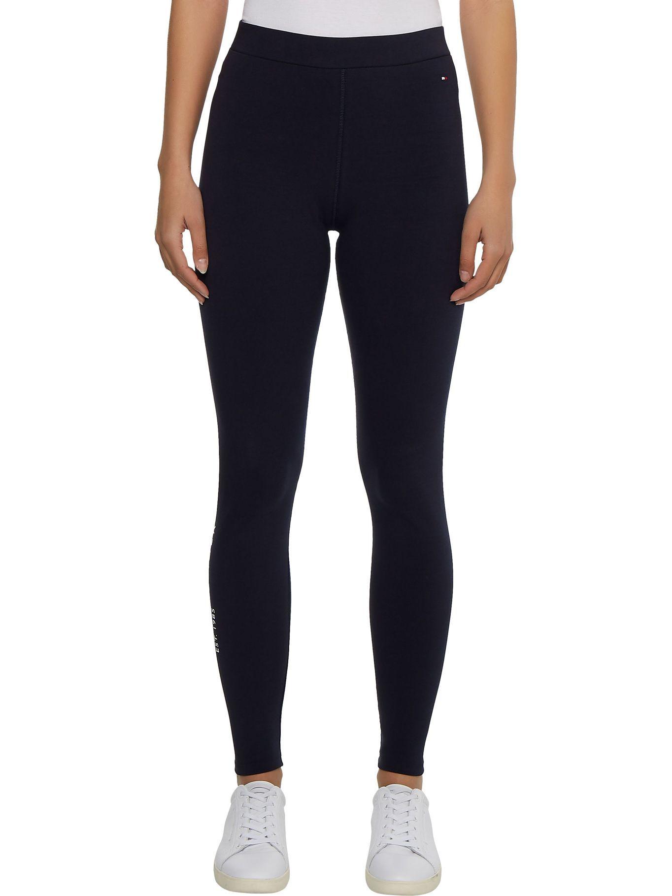 Legging Hilfiger Logo Azul Tommy Hilfiger E2-0