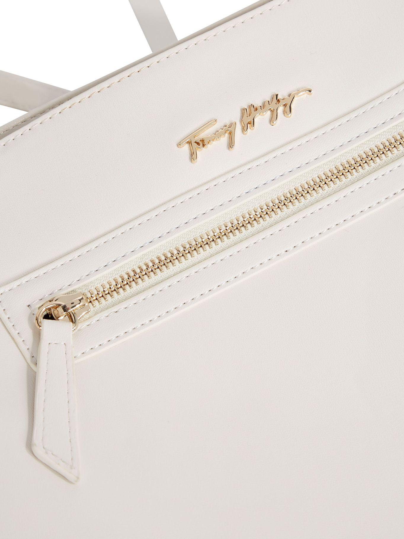 Tote Latam Jacquard Logo Beige Tommy Hilfiger-2