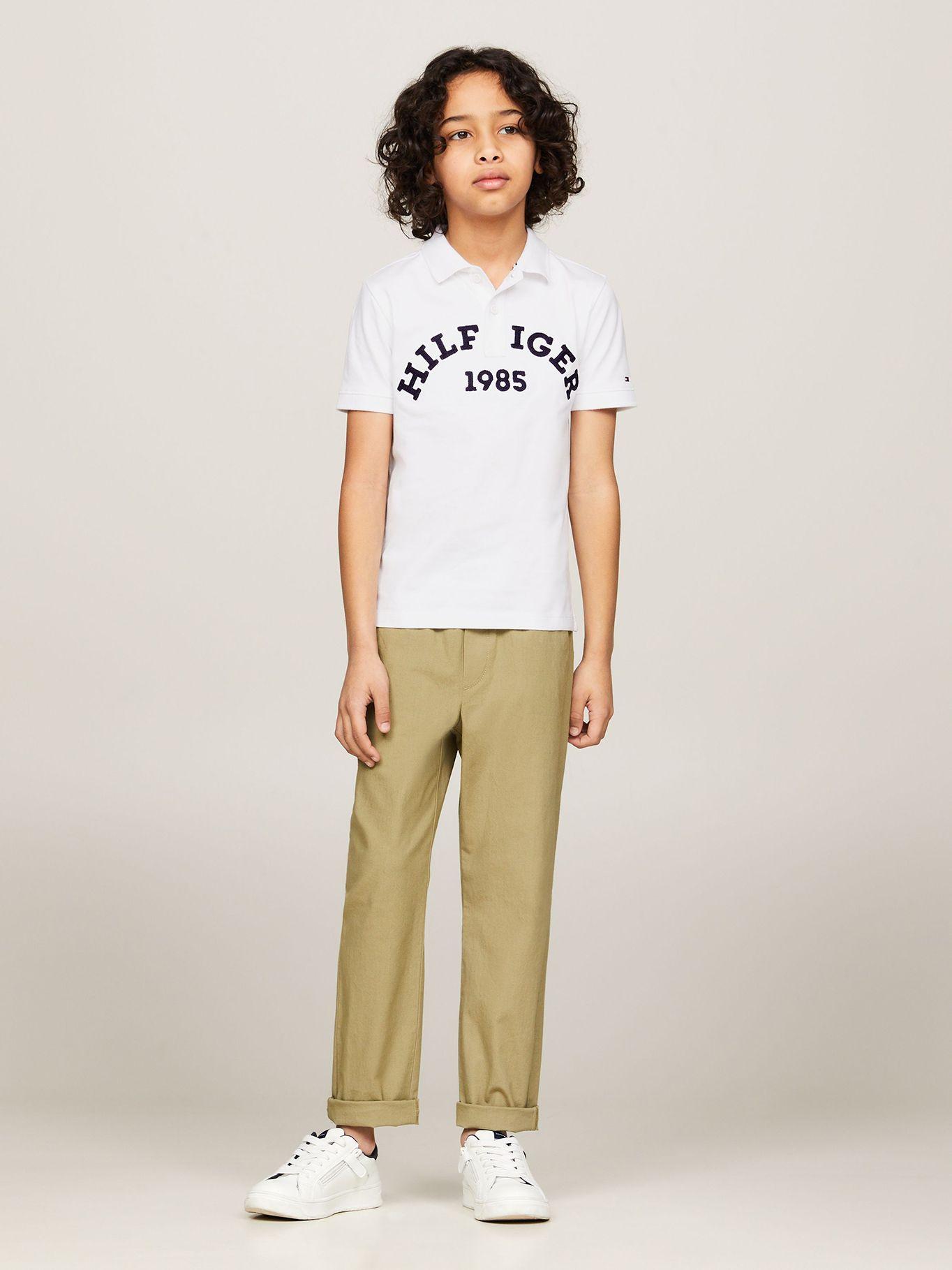Polo Con Logo Monotipo YBR Blanco Tommy Hilfiger-1