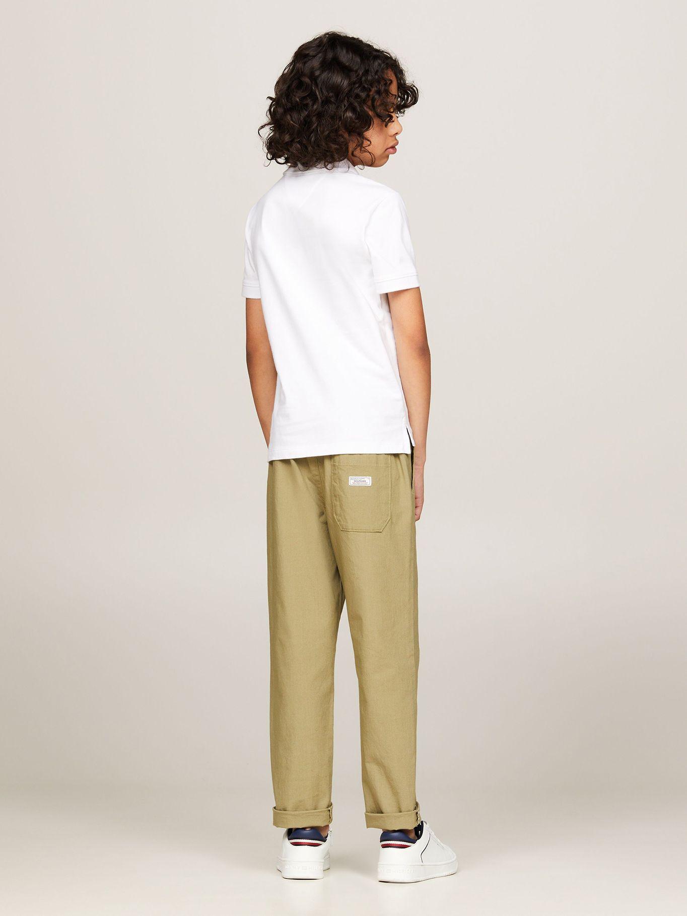 Polo Con Logo Monotipo YBR Blanco Tommy Hilfiger-2