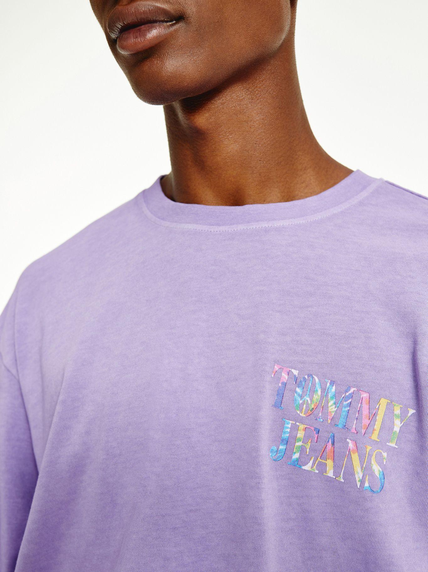 Polera Con Efecto Desteñido Lila Tommy Hilfiger-2