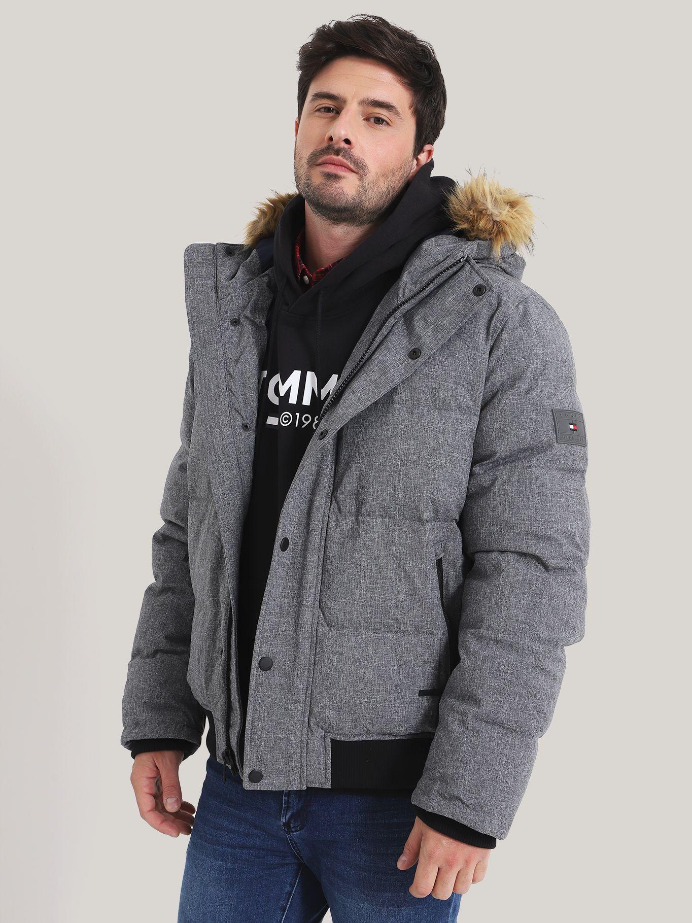 Parka Artic Con Logo Gris Tommy Hilfiger-0