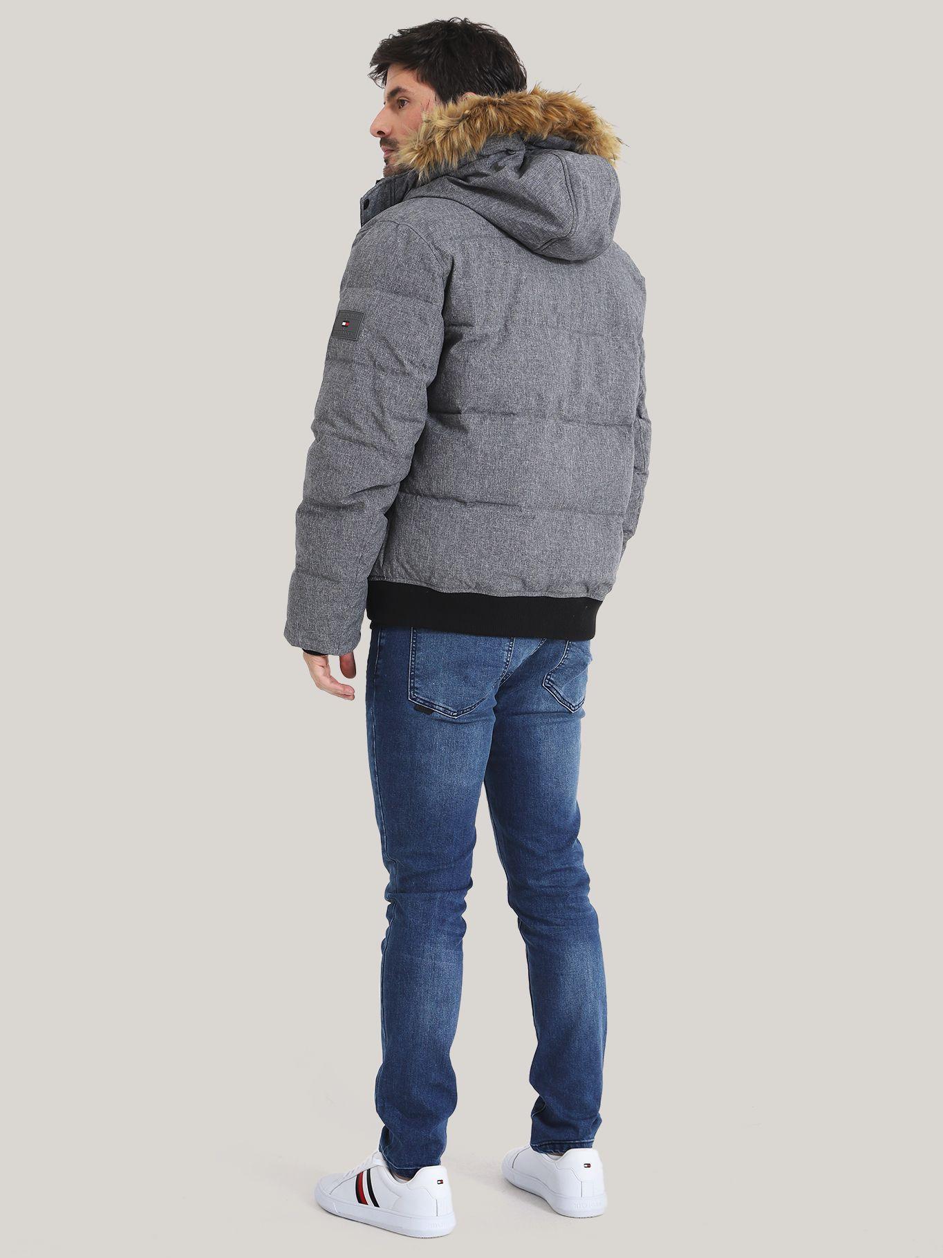 Parka Artic Con Logo Gris Tommy Hilfiger-2