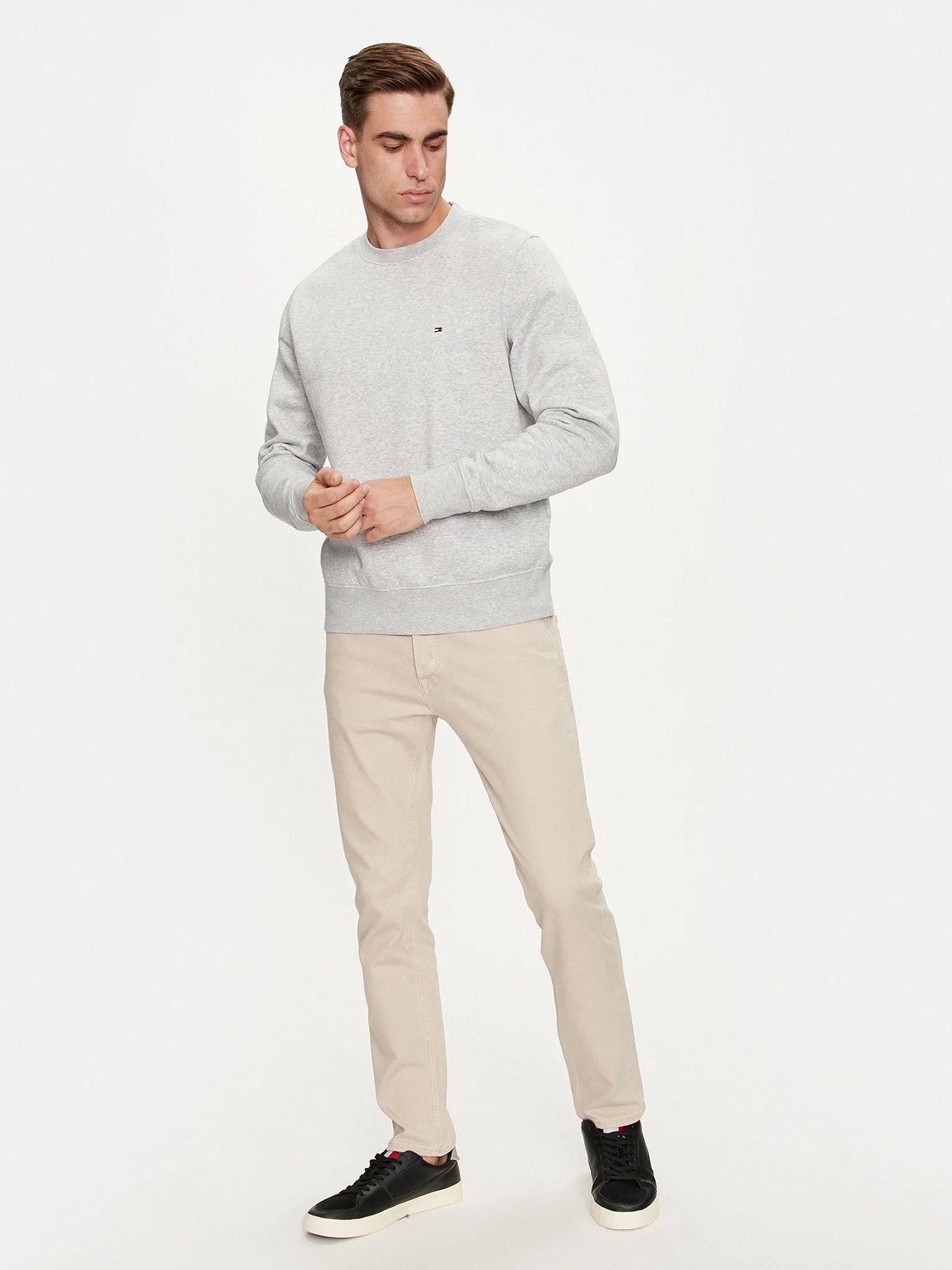 Polerón Essential Neck Gris Tommy Hilfiger-1