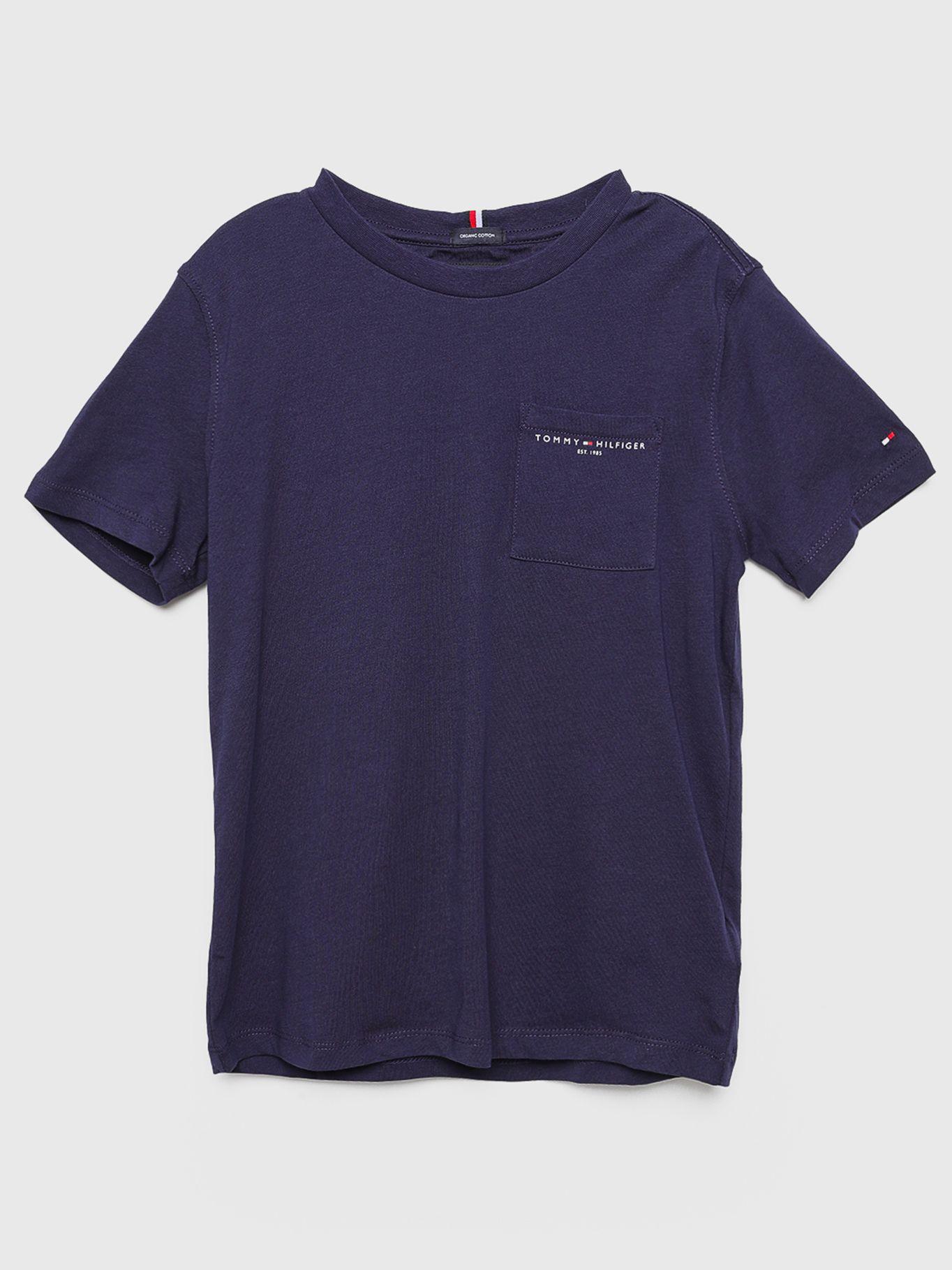 Polera Essential Con Bolsillo Azul Tommy Hilfiger-0