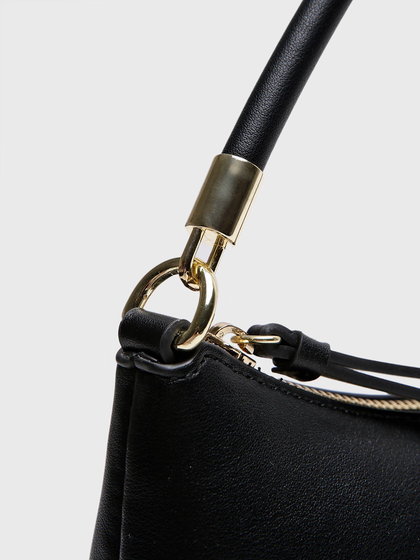 Cartera Hobo Signature Logo Negro Tommy Hilfiger-4