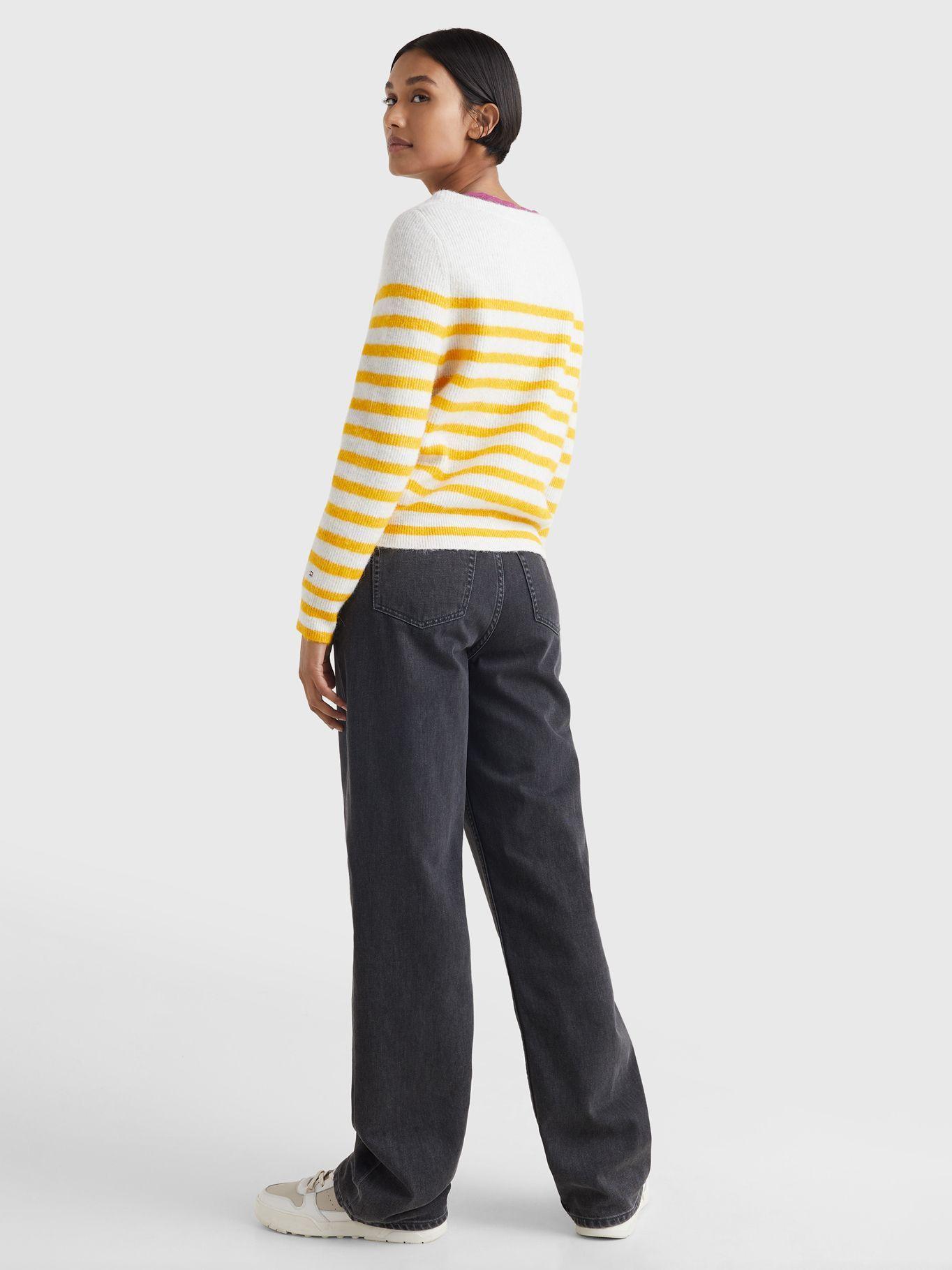 Suéter De Cuello Redondo Amarillo Tommy Hilfiger-2