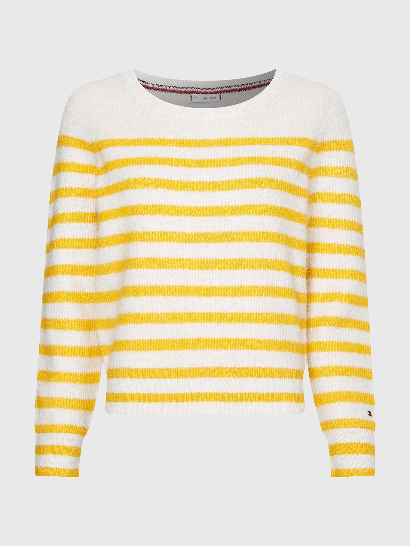 Suéter De Cuello Redondo Amarillo Tommy Hilfiger-5