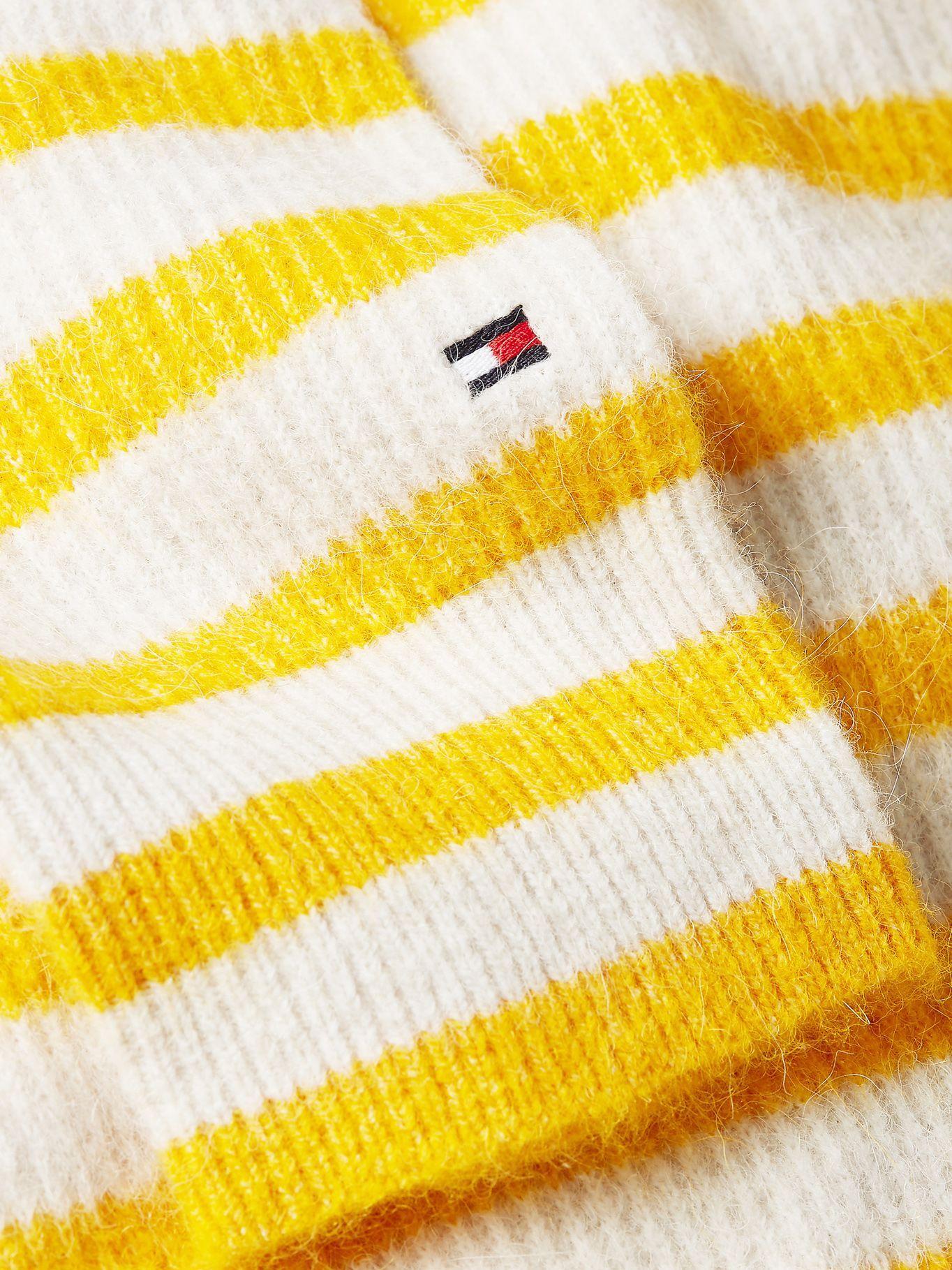 Suéter De Cuello Redondo Amarillo Tommy Hilfiger-4