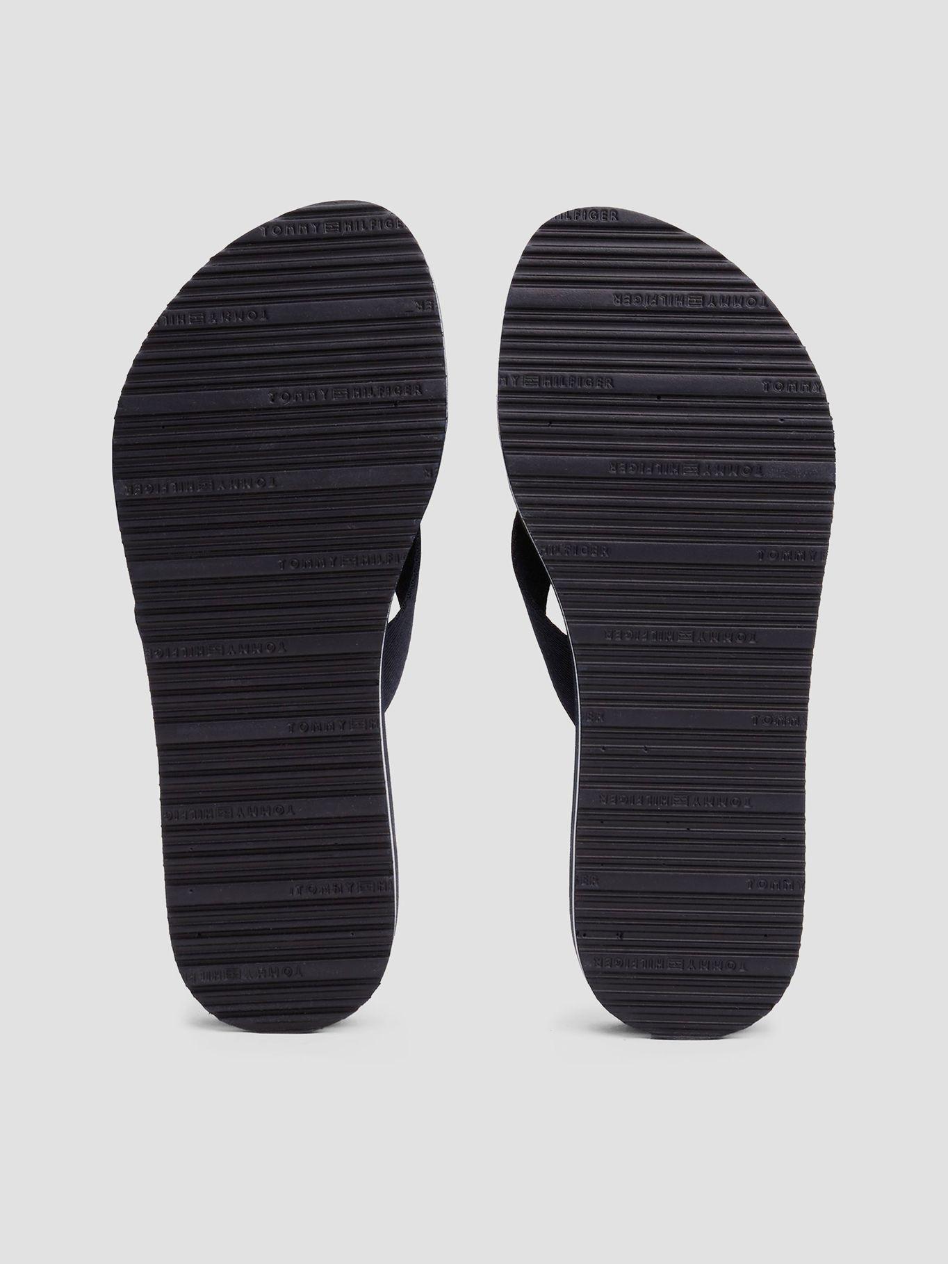 Sandalias De Cuña Con Monograma Th Azul Tommy Hilfiger-3