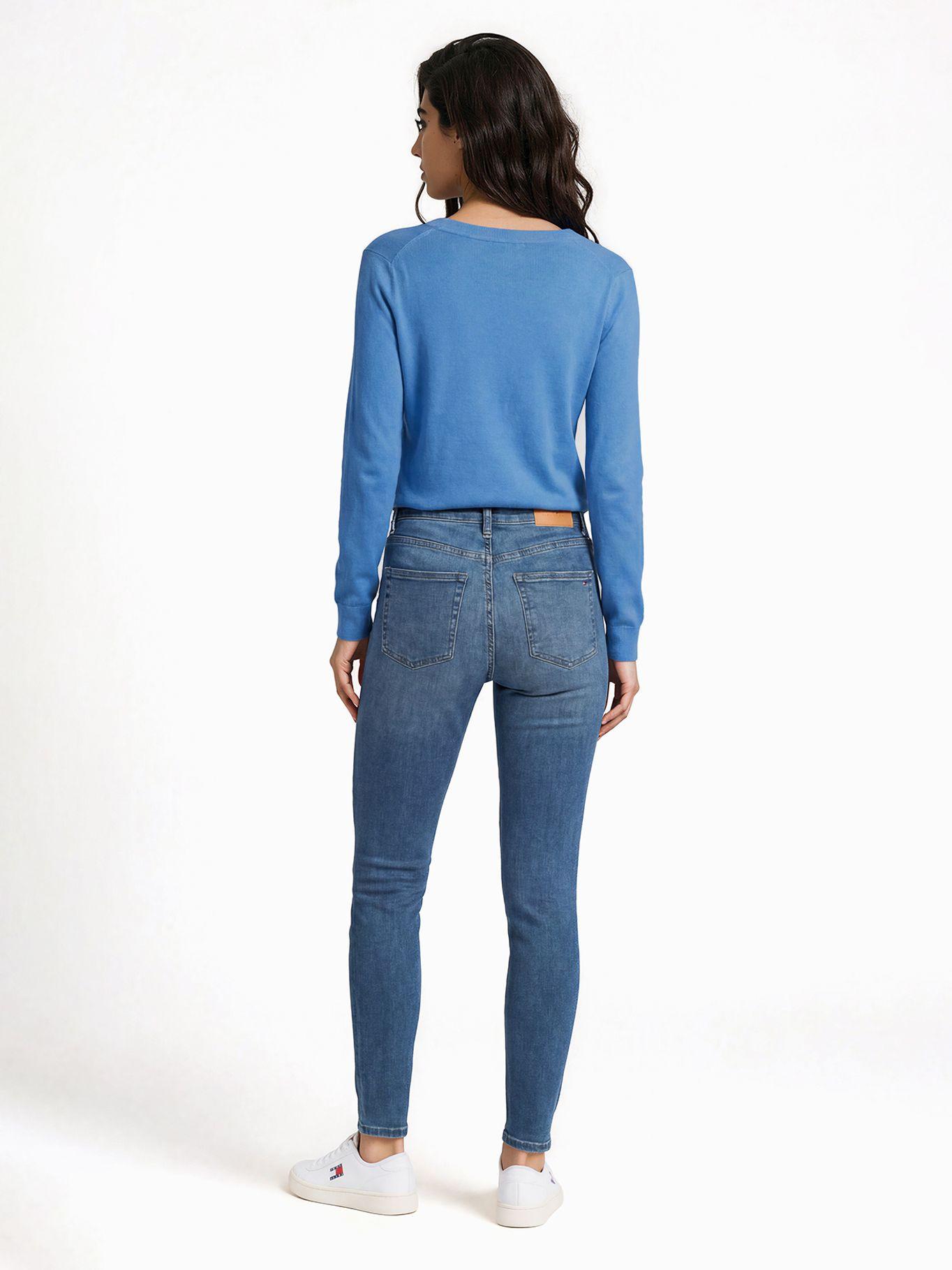 Sweater Con Diseño De Rayas Celeste Tommy Hilfiger-2