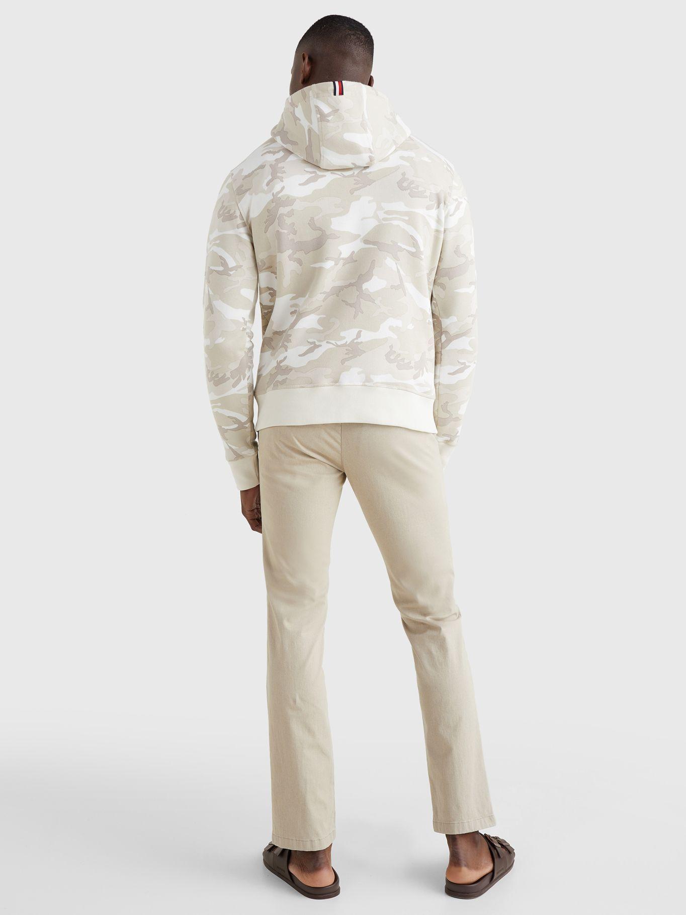 Polerón Hoodie Camo Print Beige Tommy Hilfiger JN2-1