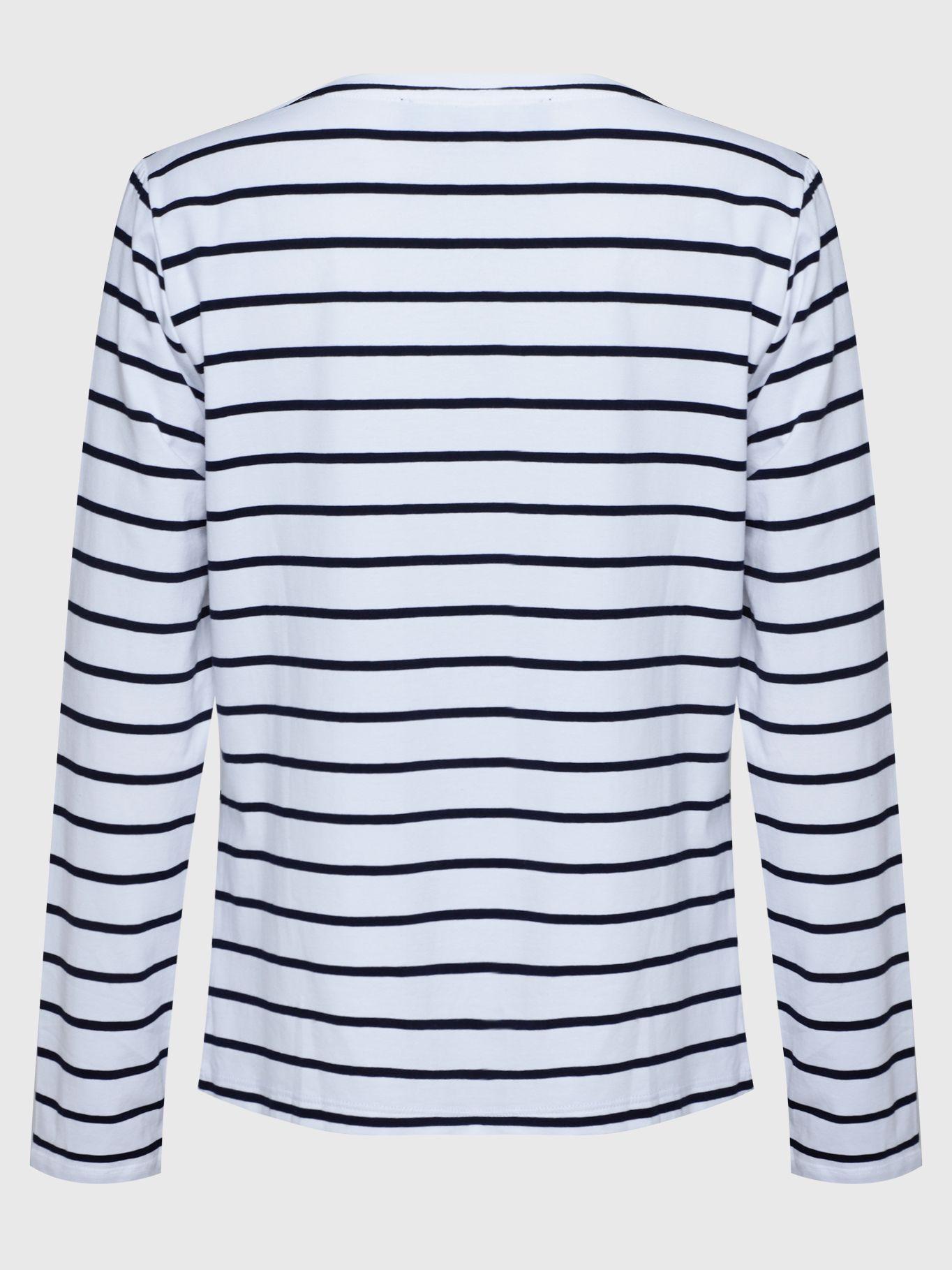 Polera Stripe All Over Blanco Tommy Hilfiger-1