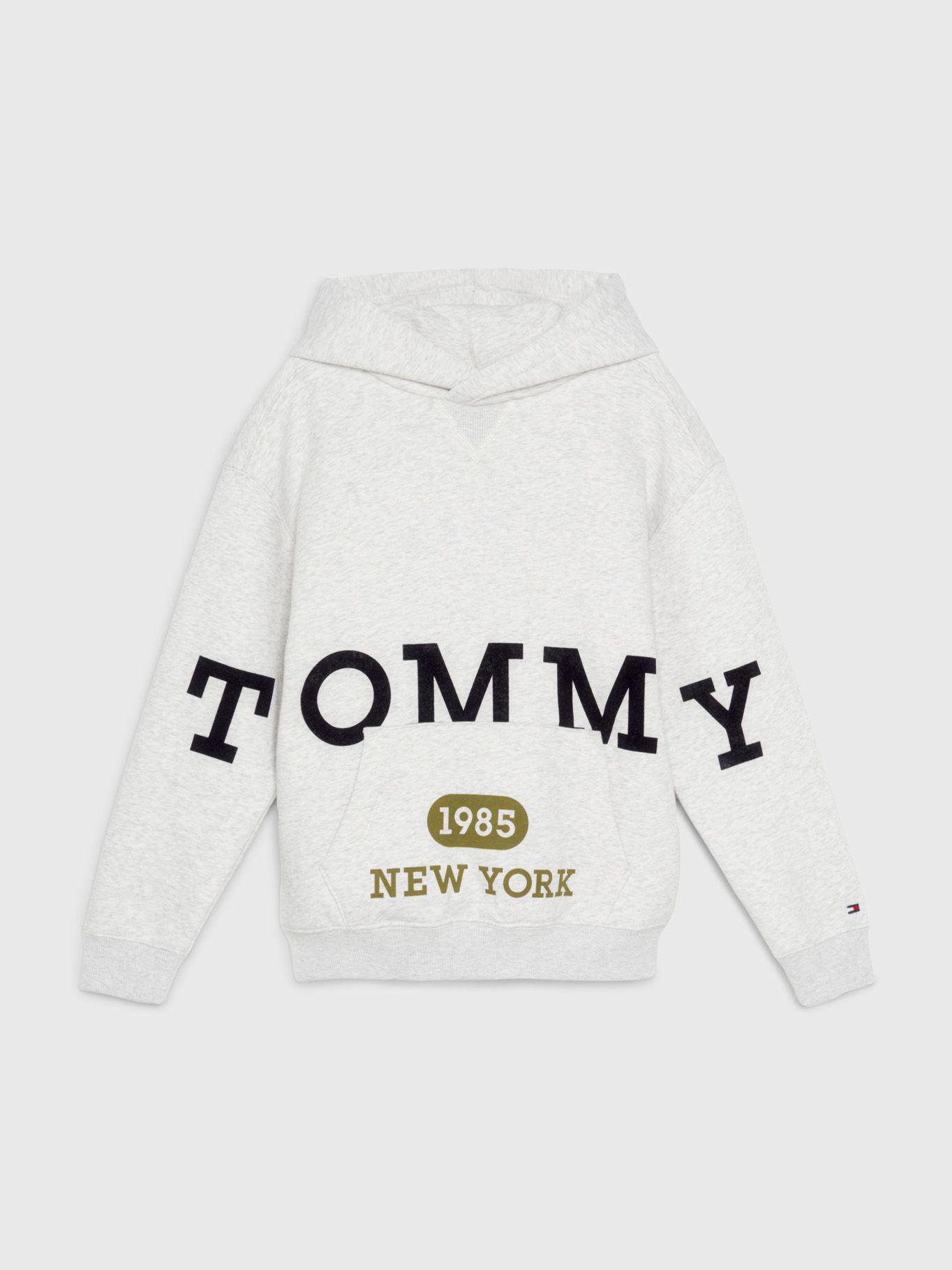 Polerón Hoodie Multi Logos Gris Tommy Hilfiger-0