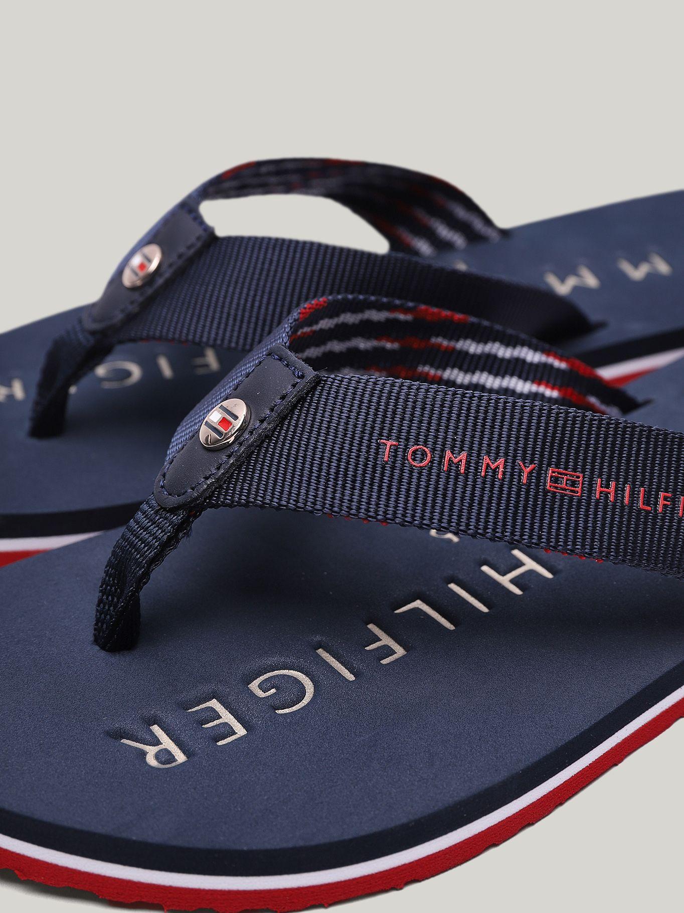 Sandalias Con Logo Solid Azul Tommy Hilfiger-6