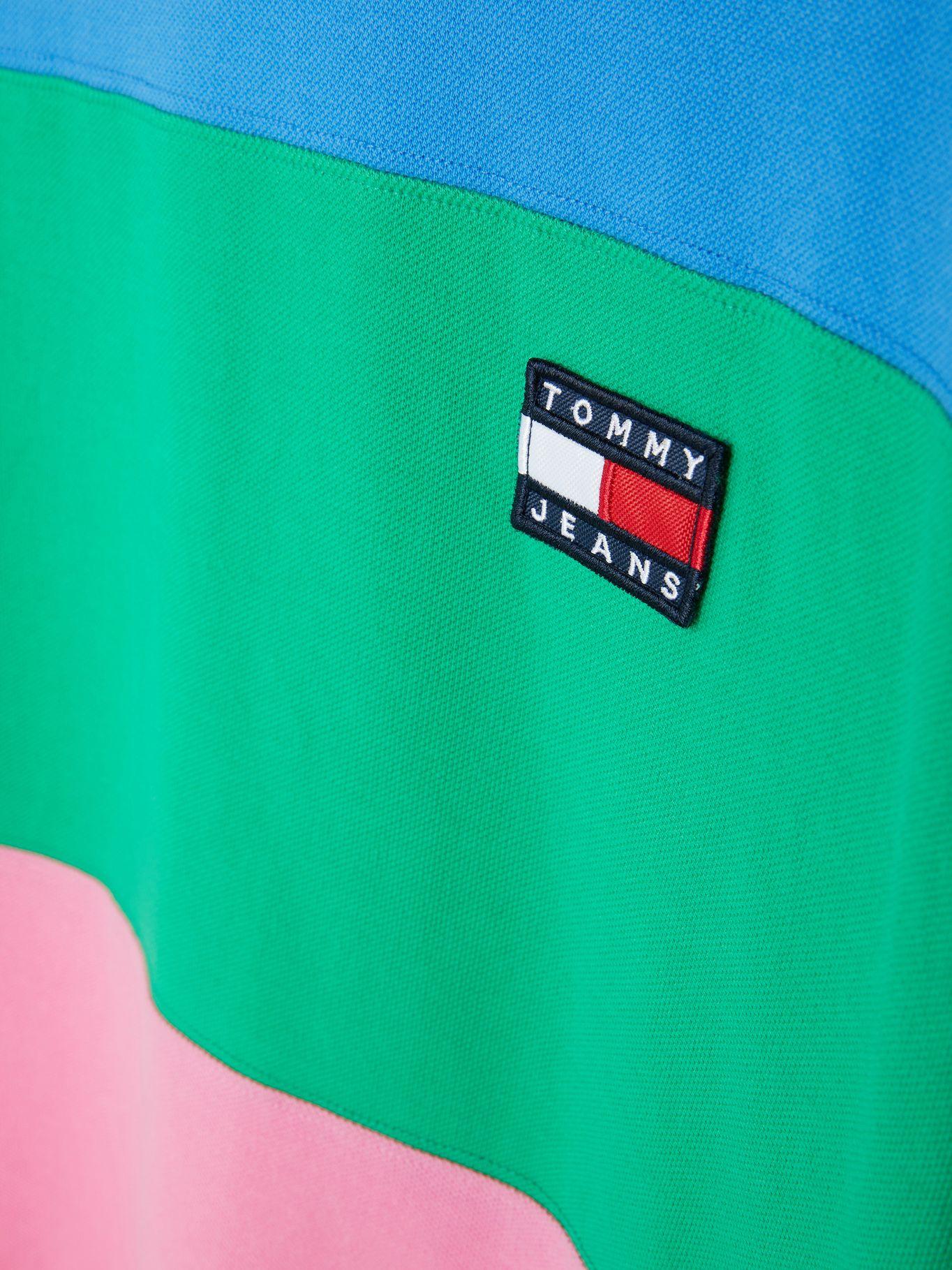 Vestido Pop Color Block Verde Tommy Hilfiger-6