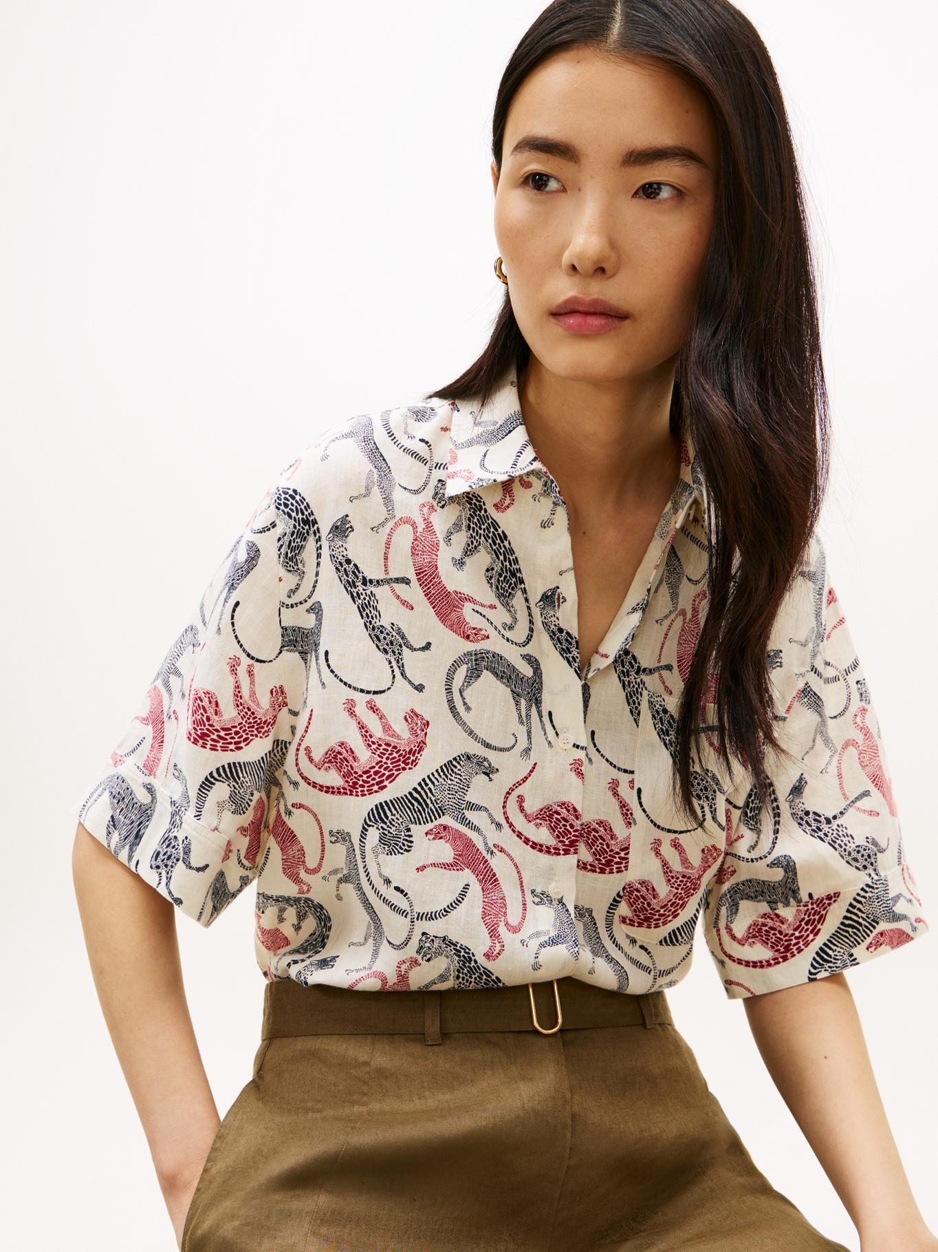 Camisa De Lino Relaxed Fit-3