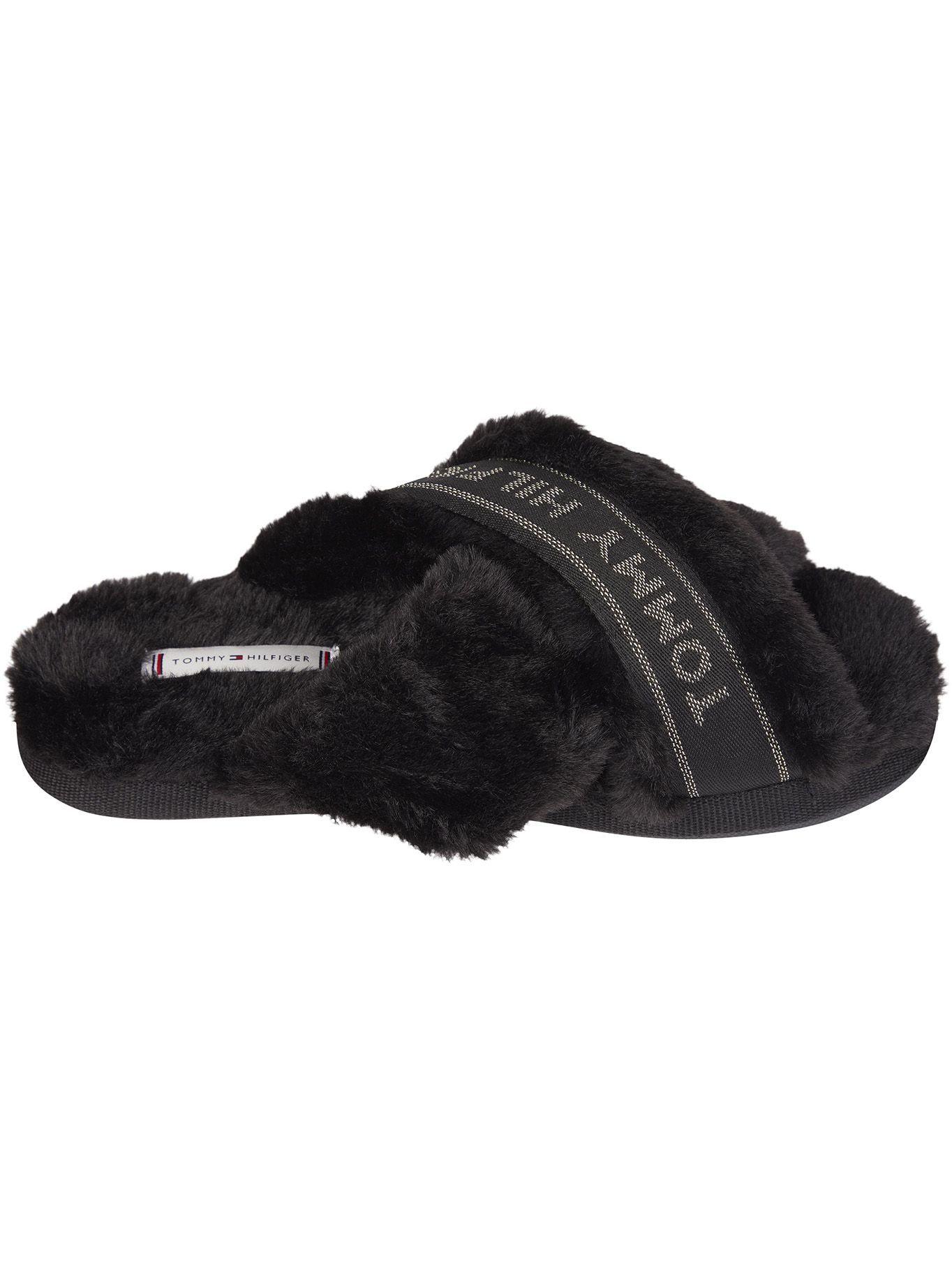 Zapatillas De Casa Negro Tommy Hilfiger E2-1