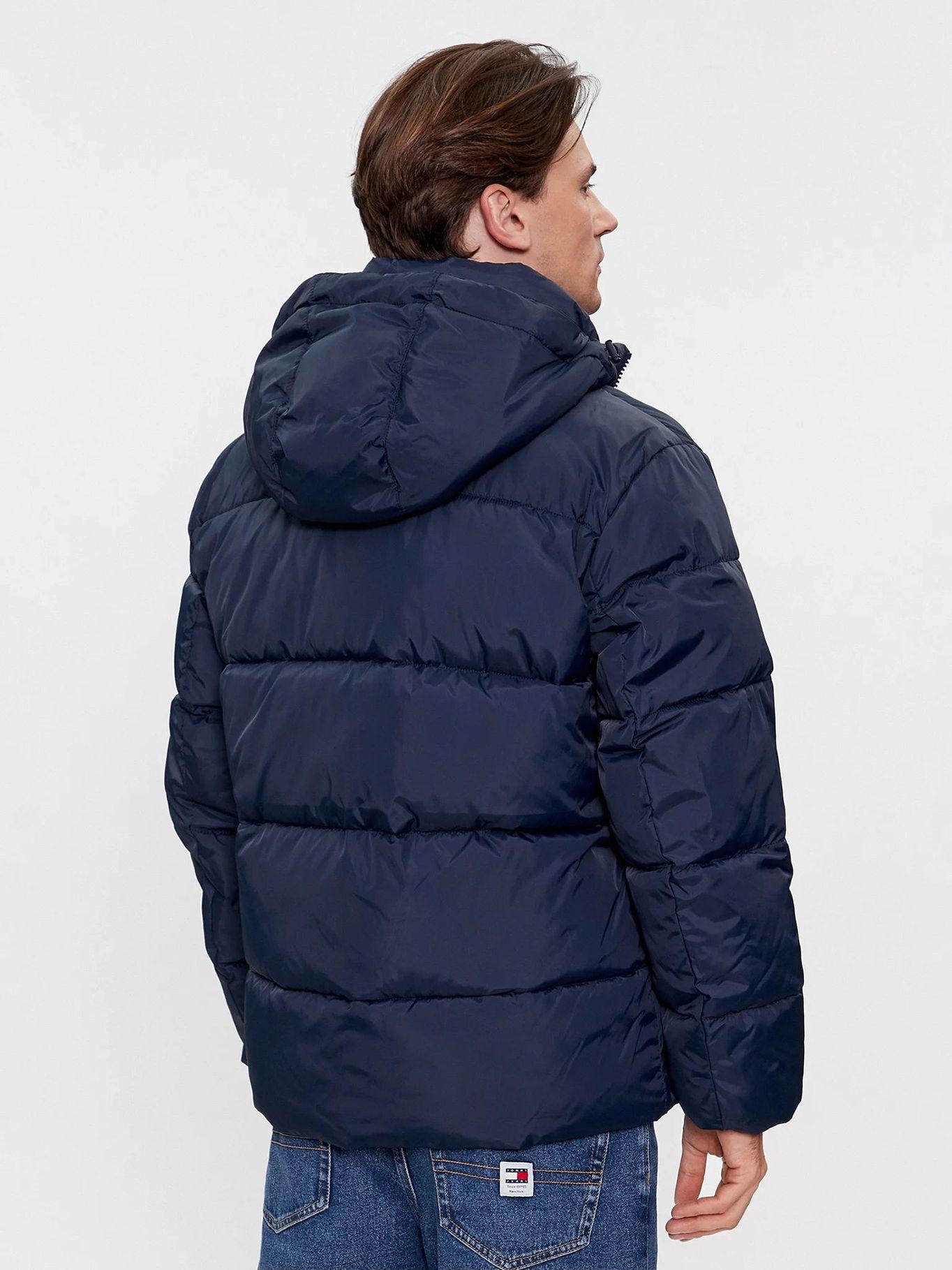 PARKA ESSENTIAL LOGO AZUL TOMMY HILFIGER-2