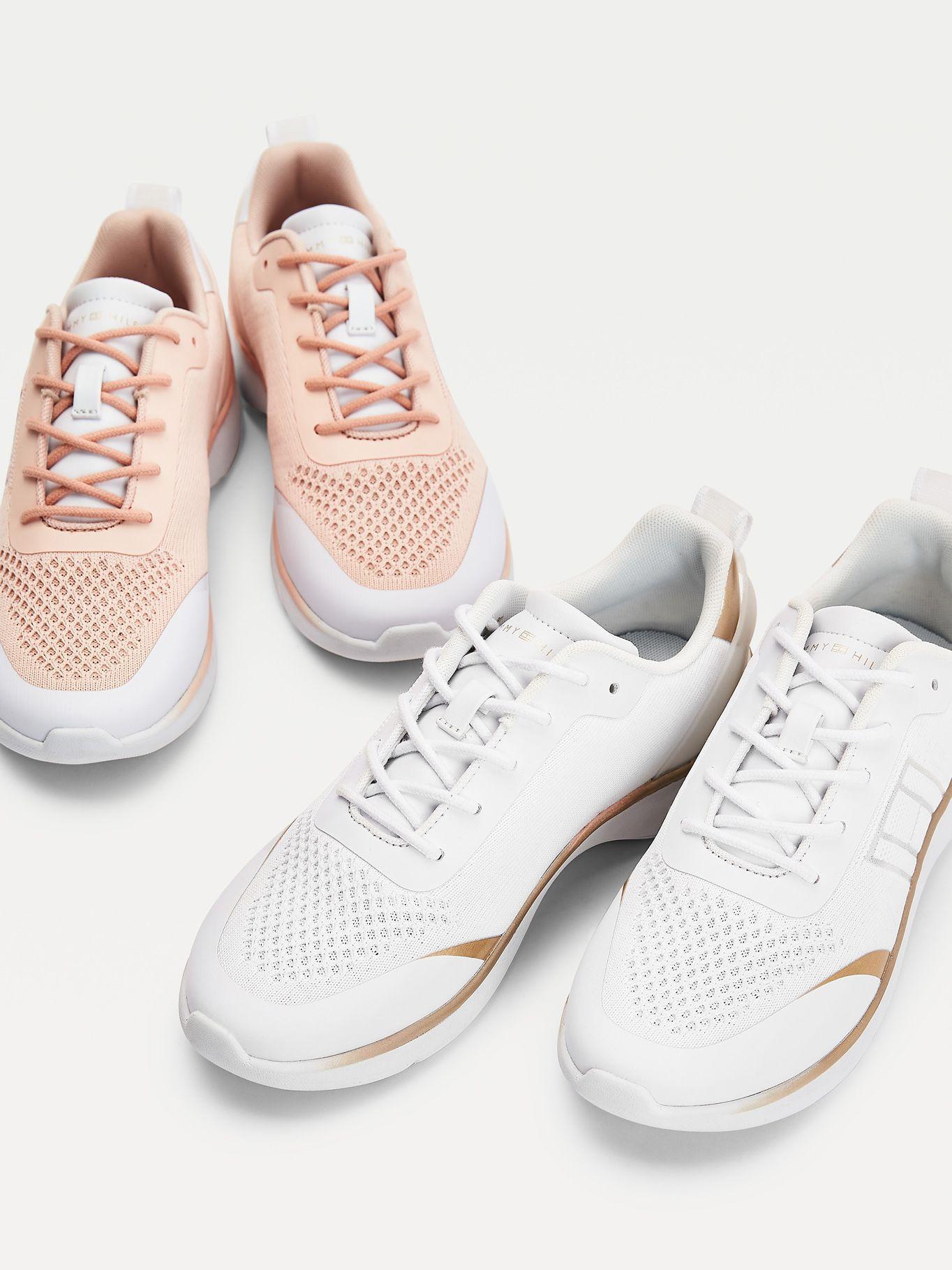 Zapatillas Knitted Light Rosado Tommy Hilfiger-4