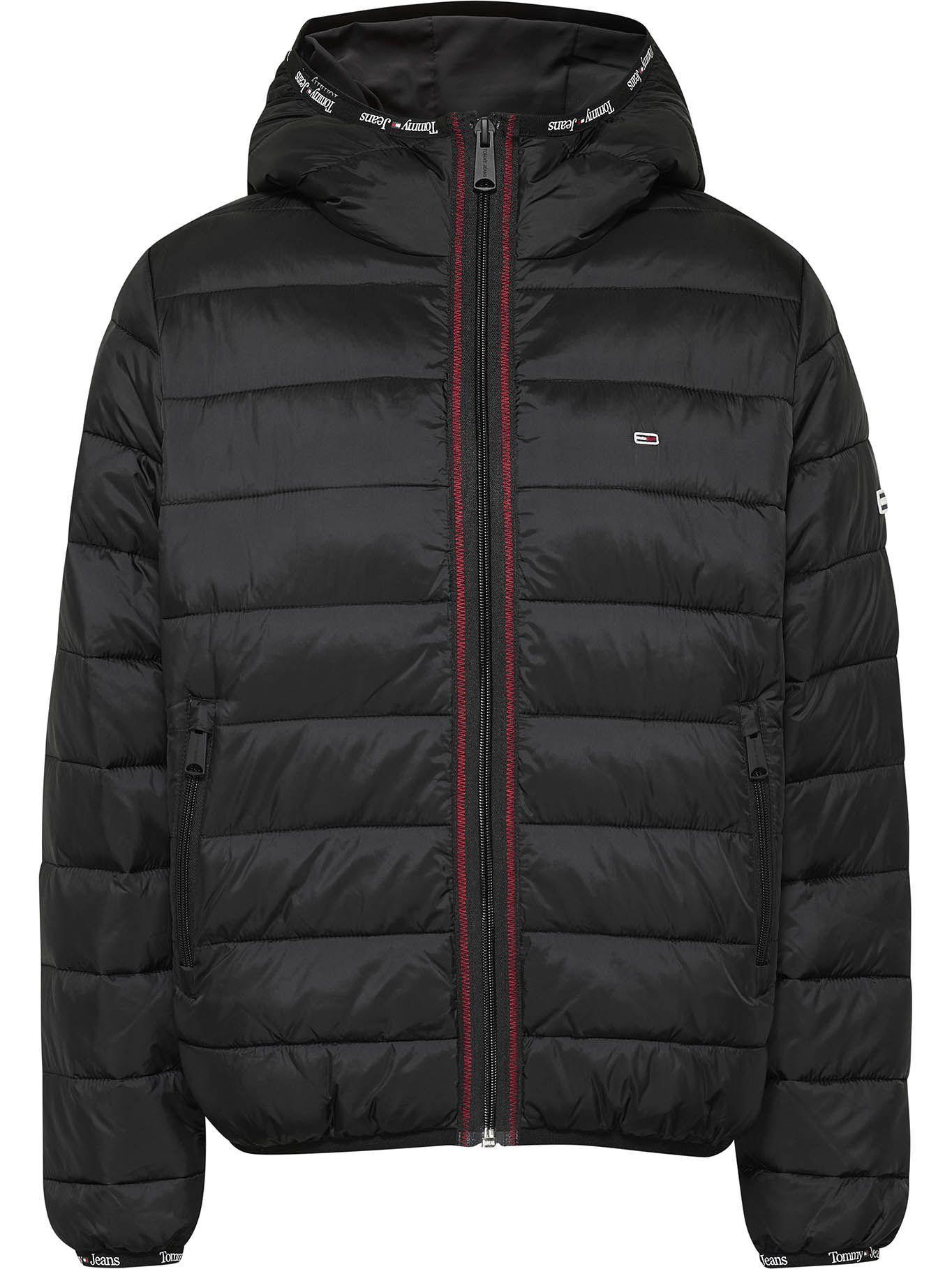 Parka Hoodie Quilted Tape Negro Tommy Hilfiger-0