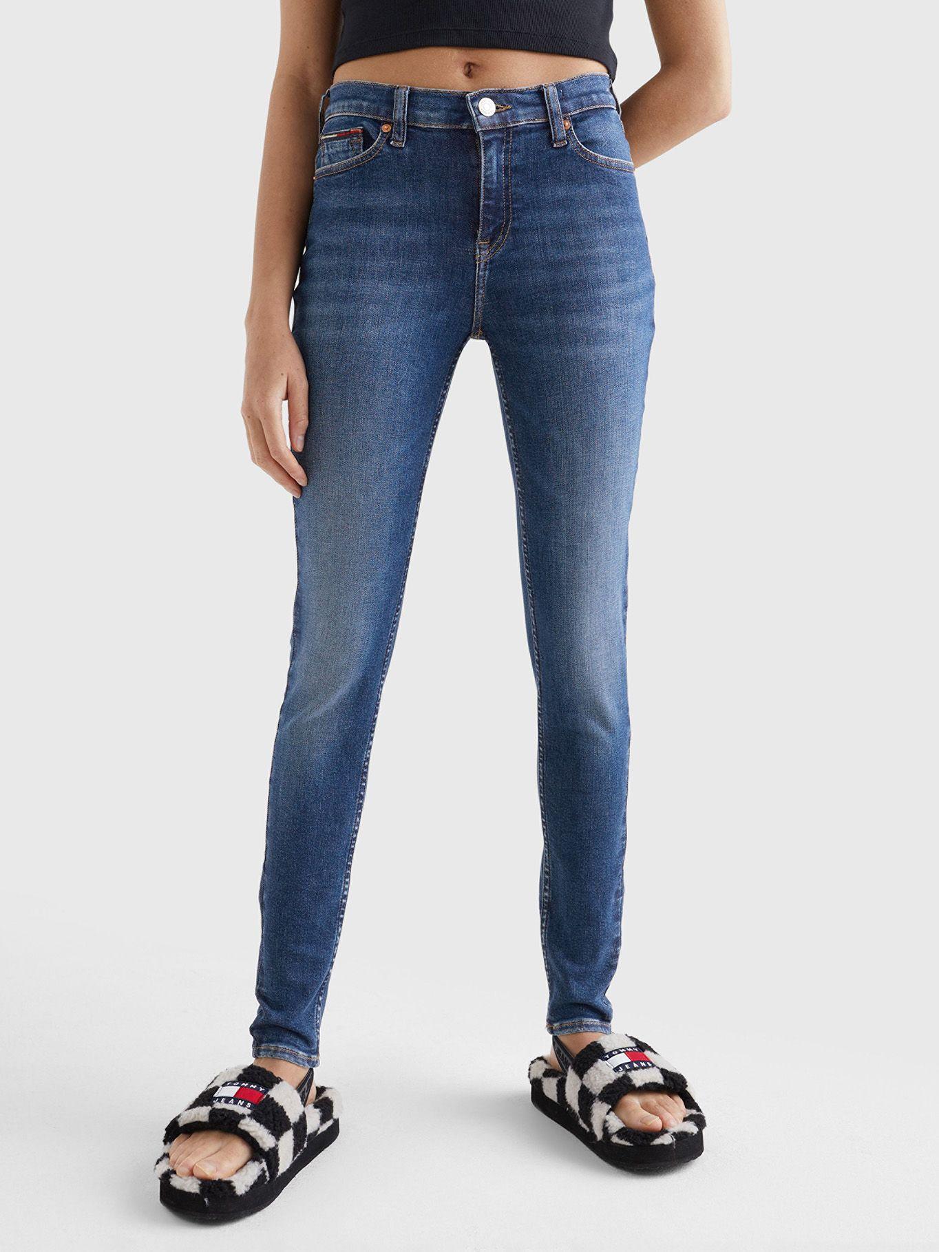 Jeans Nora Skinny Fit Talle Medio Azul Tommy Hilfiger-0