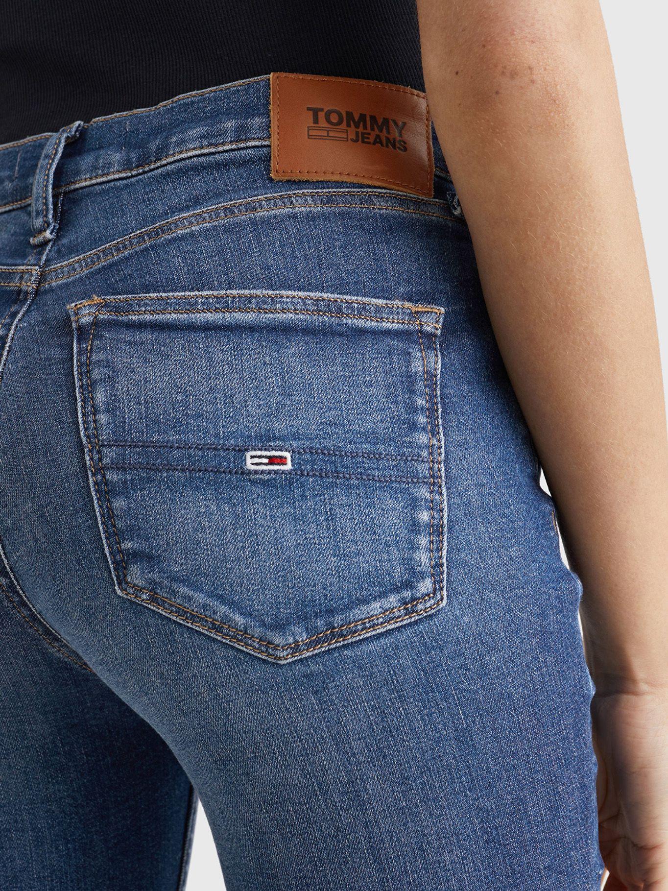 Jeans Nora Skinny Fit Talle Medio Azul Tommy Hilfiger-3