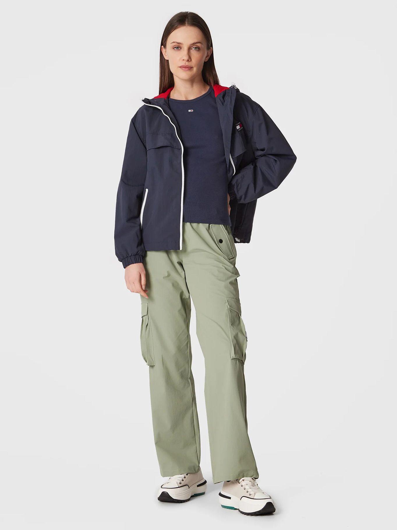 Polera Baby Rib C-Neck  Azul Tommy Jeans-1