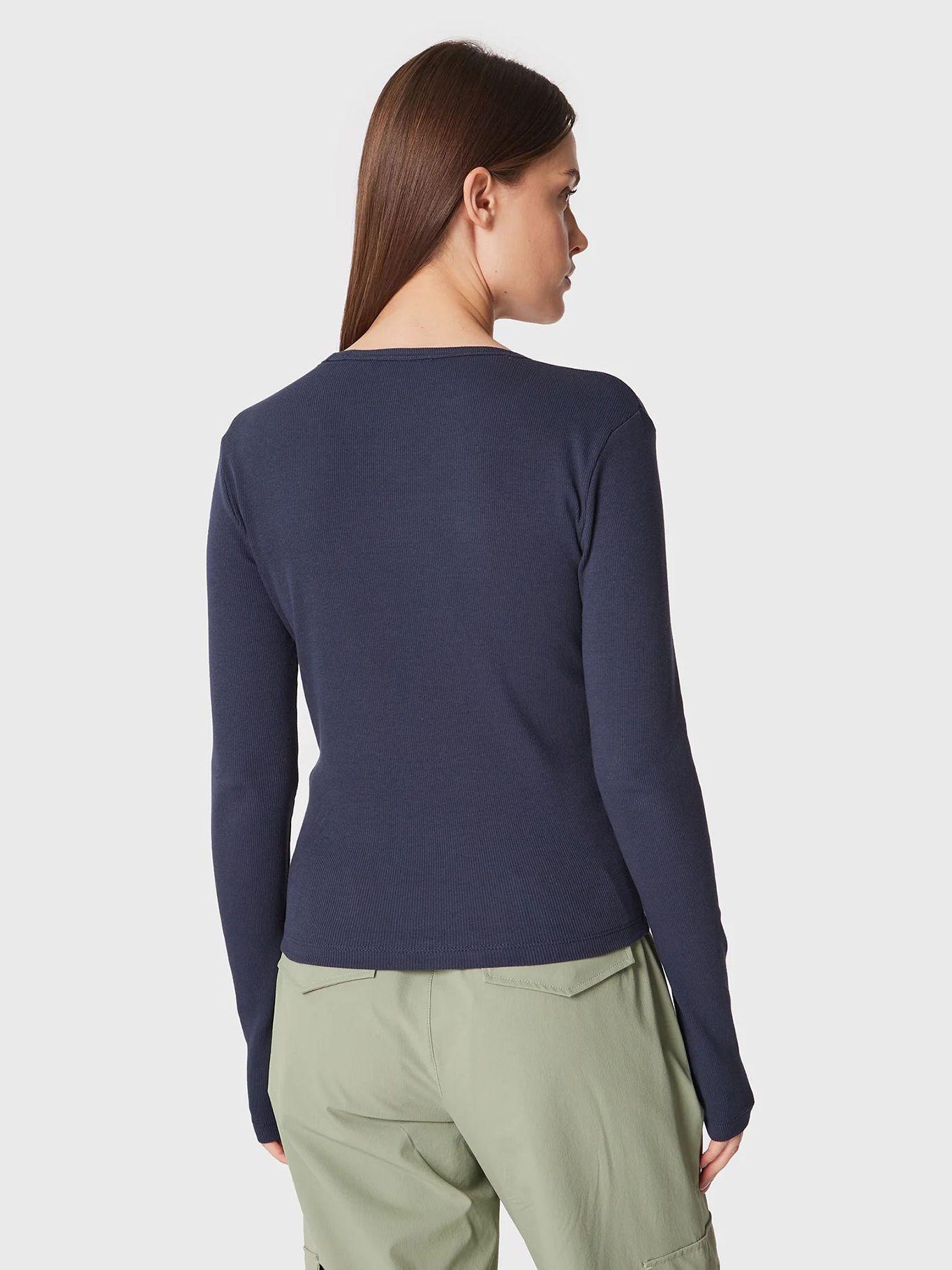 Polera Baby Rib C-Neck  Azul Tommy Jeans-2