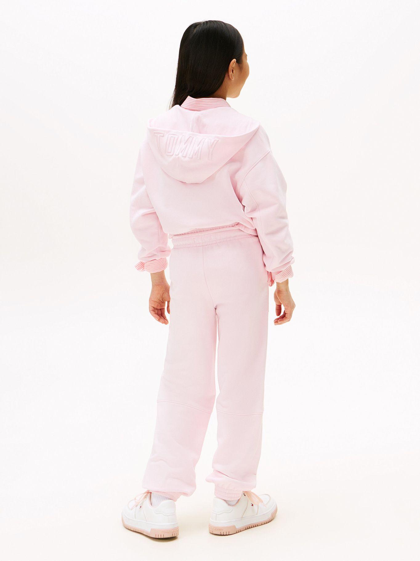 Joggers Con Logo Texturizado Rosado Tommy Hilfiger-2