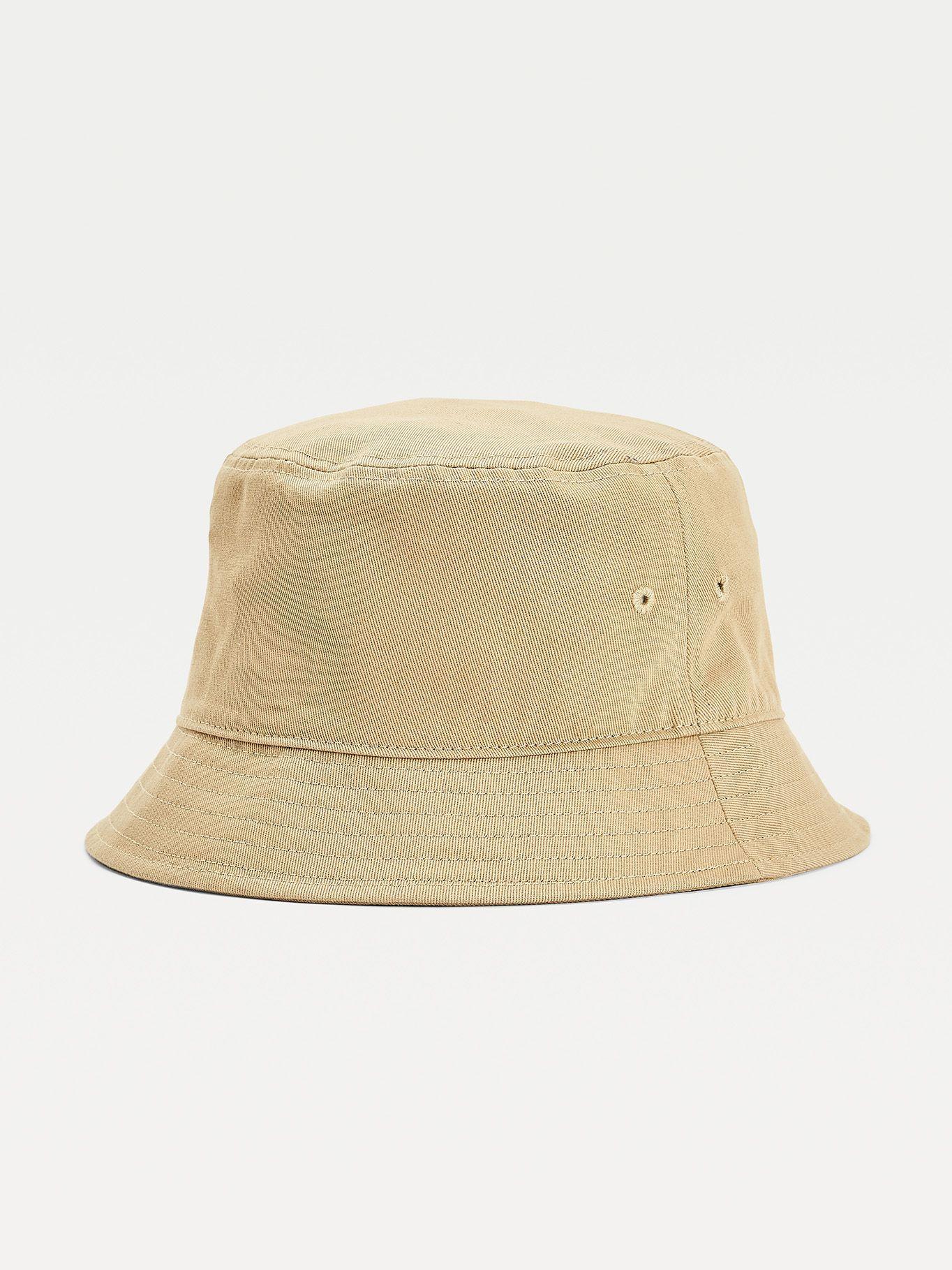 Gorro Bucket Flag Logo Beige Tommy Hilfiger A2-1