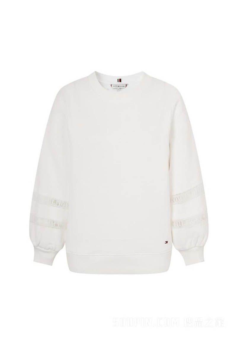 Polerón Solid Con Mangas Farol Blanco Tommy Hilfiger-5