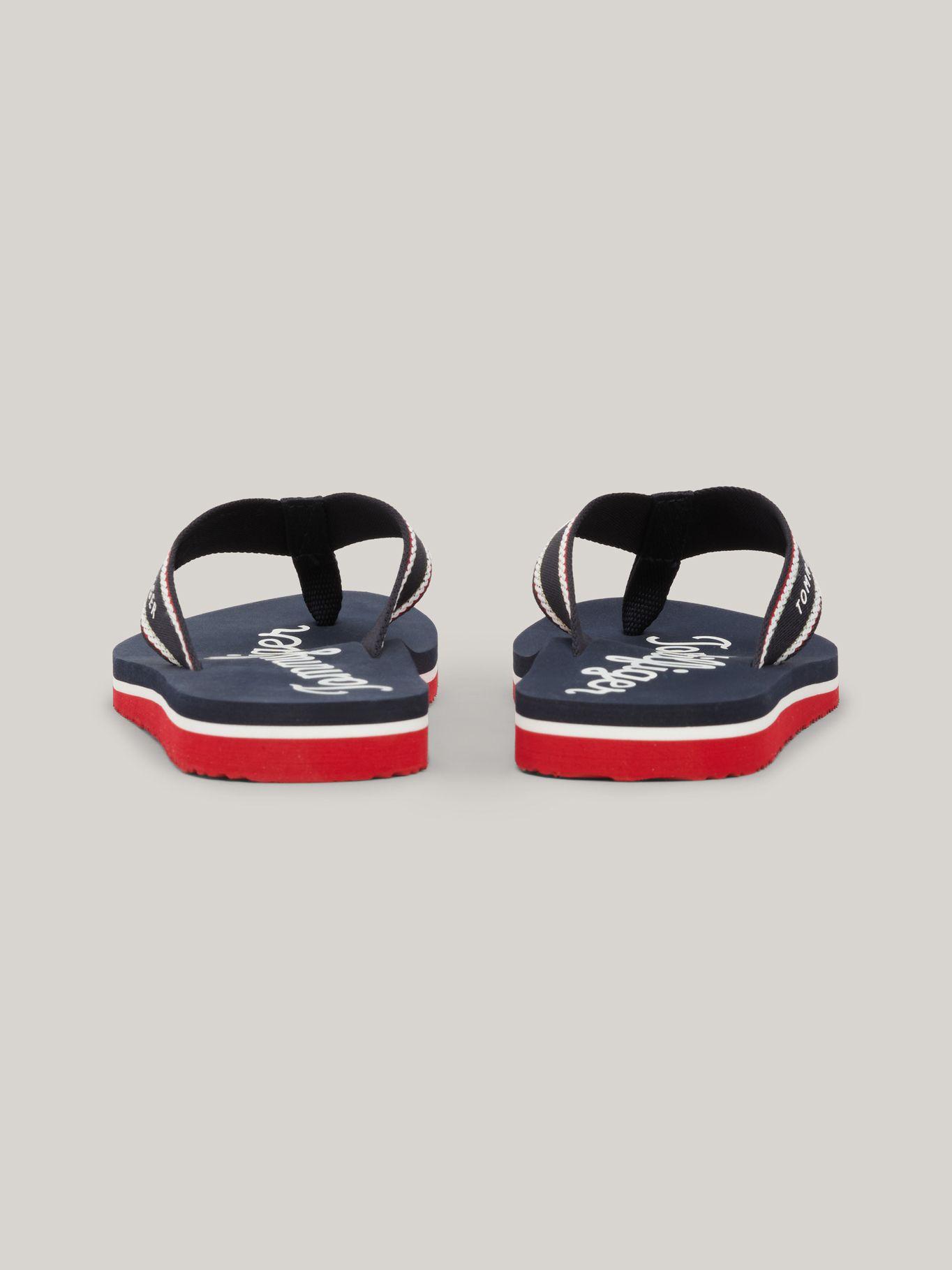 Sandalias Con Logo Gráfico Azul Tommy Hilfiger-1