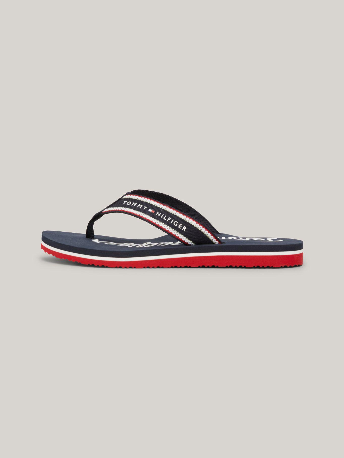 Sandalias Con Logo Gráfico Azul Tommy Hilfiger-5