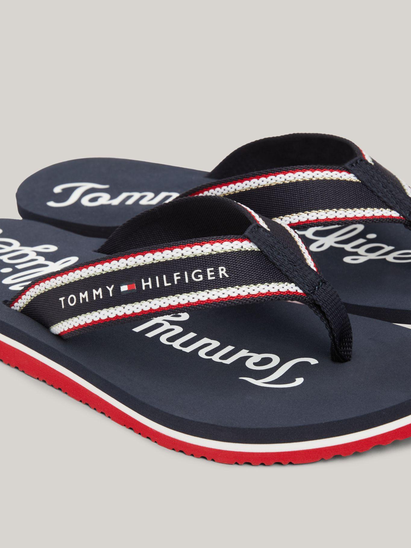 Sandalias Con Logo Gráfico Azul Tommy Hilfiger-6
