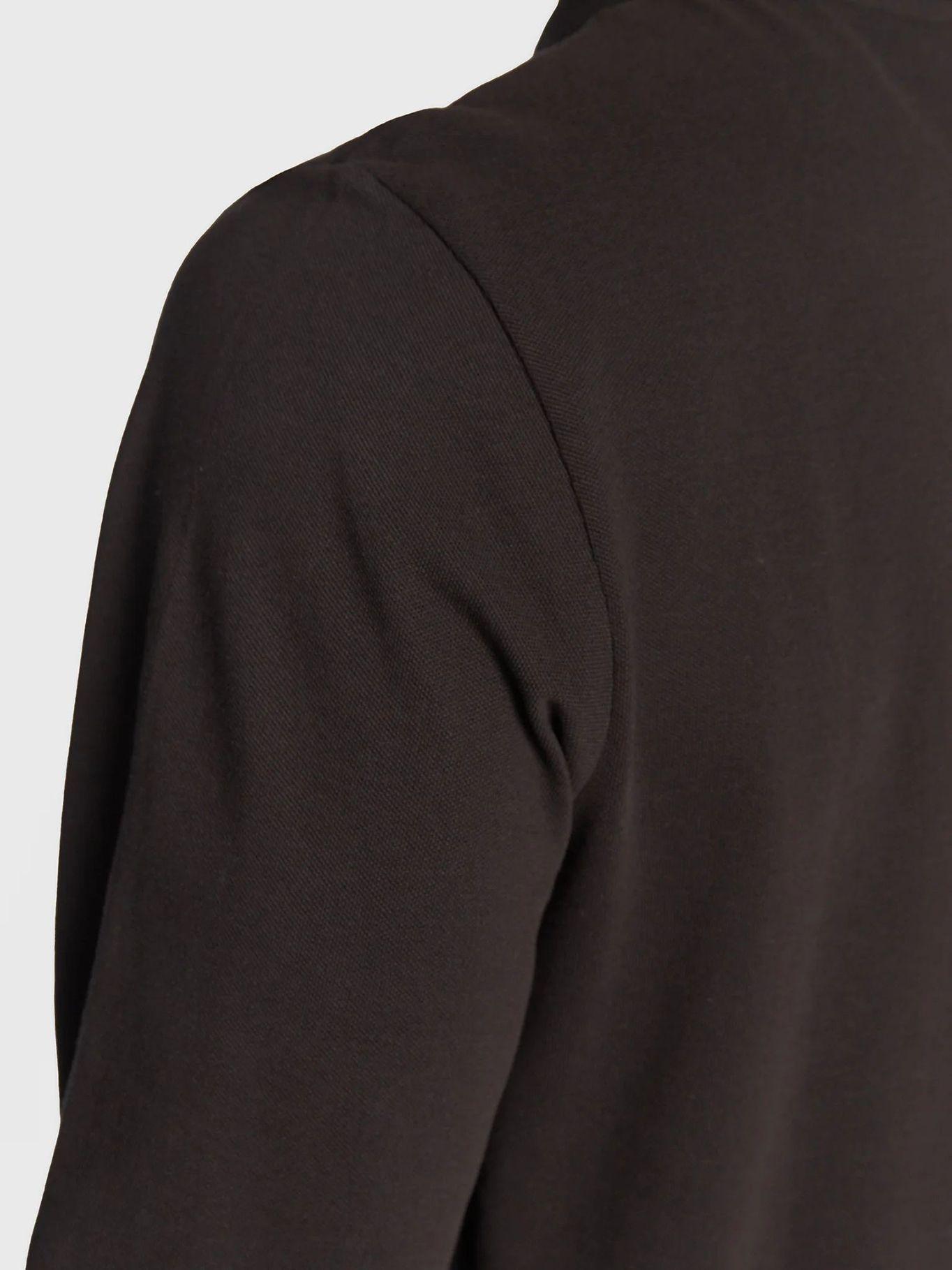 Polo Solid Slim Fit Negro Tommy Jeans-4