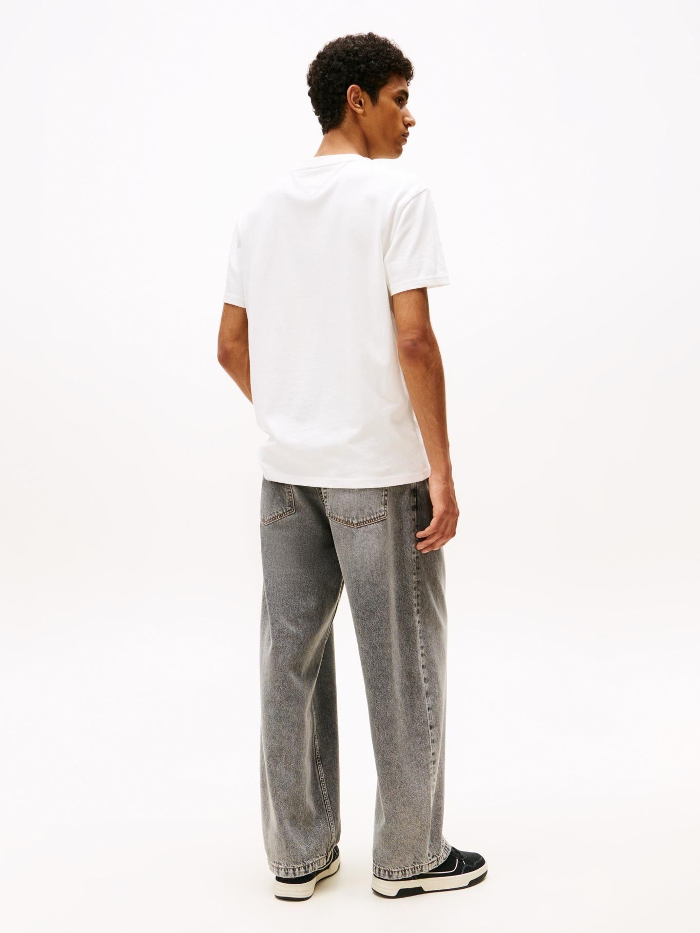 Polera Photo Flag Logo Regular Fit Blanco Tommy Jeans-2