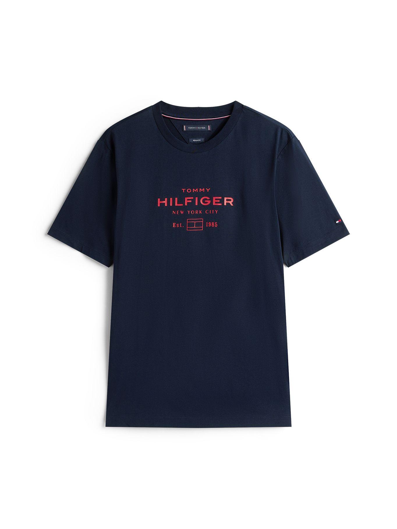 Polera Stack -Graphic Logo Azul Tommy Hilfiger-4