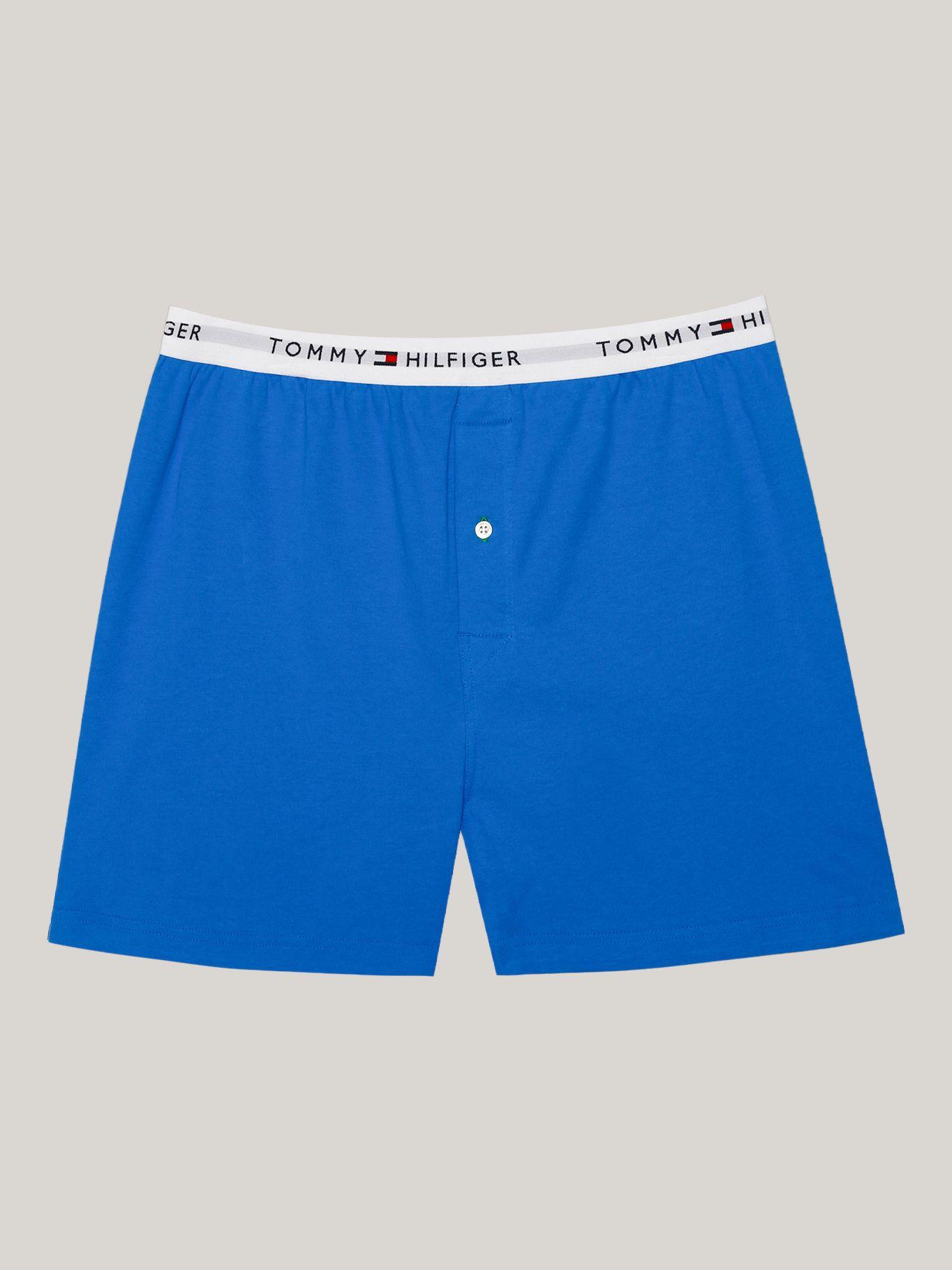 Bóxer Athletic Con Logo Celeste Tommy Hilfiger-4