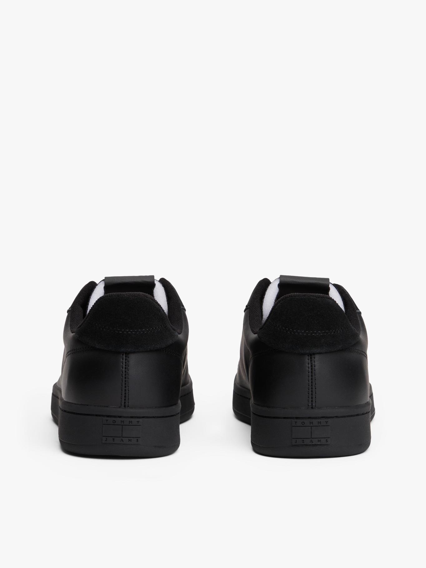 Zapatillas Archive De Cuero Negro Tommy Jeans-2