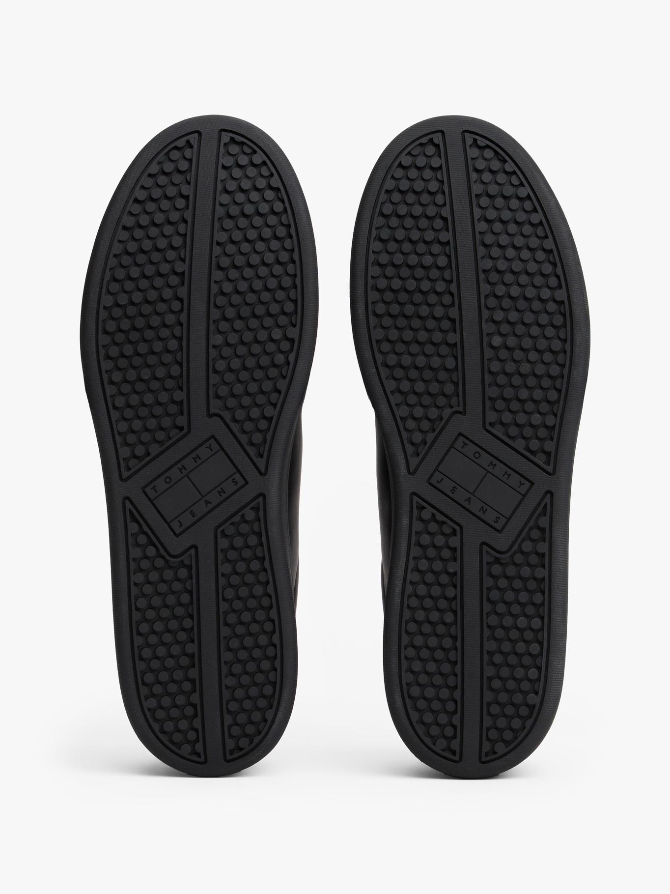 Zapatillas Archive De Cuero Negro Tommy Jeans-4