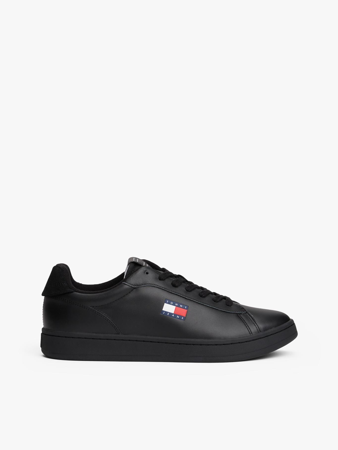 Zapatillas Archive De Cuero Negro Tommy Jeans-5