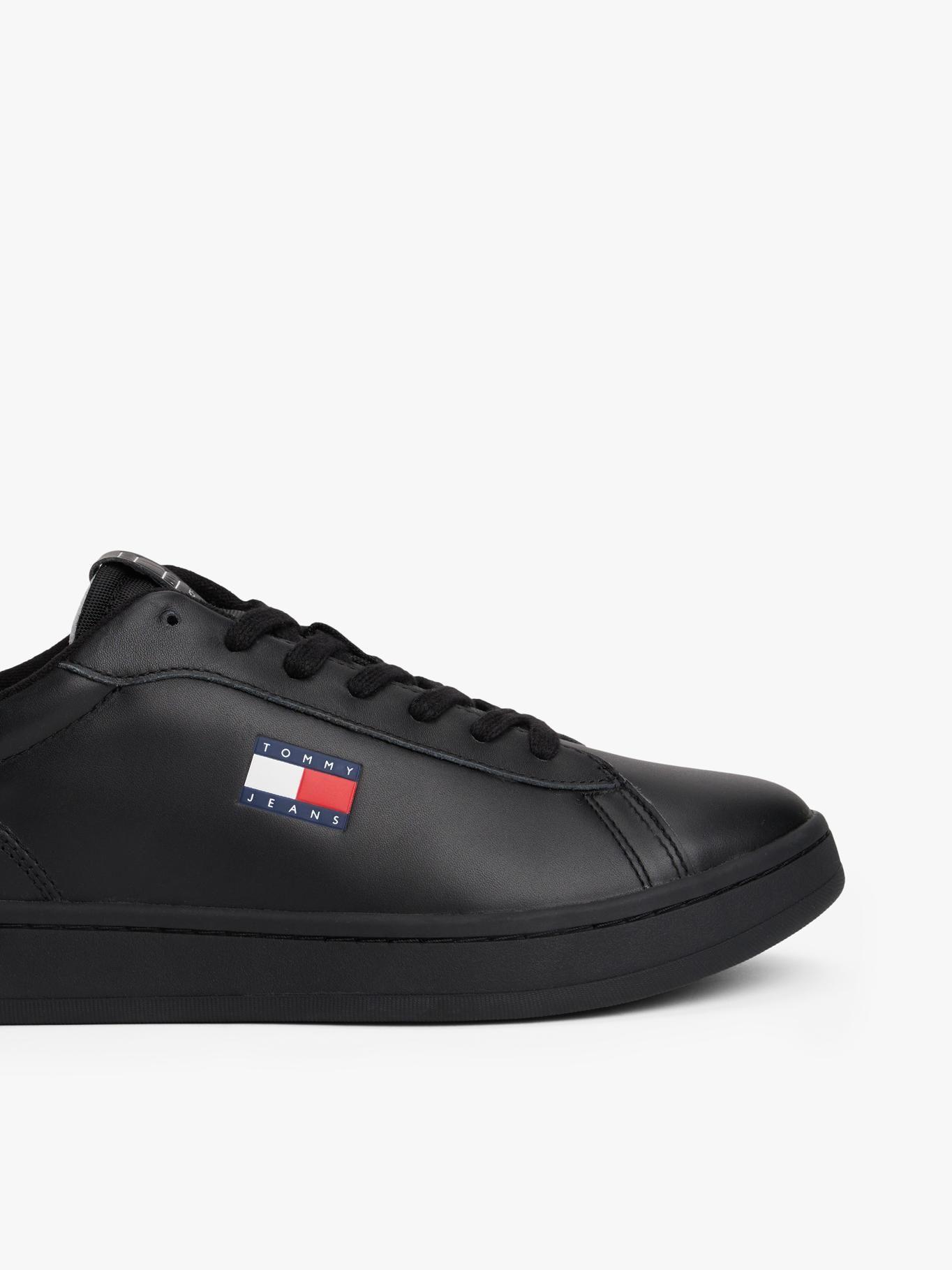 Zapatillas Archive De Cuero Negro Tommy Jeans-7