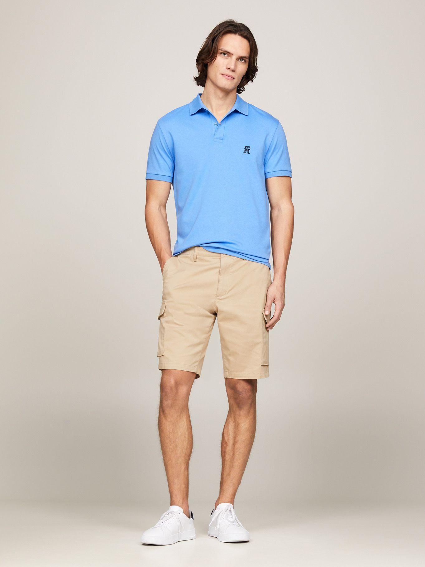 Polo Interlock Monogram Celeste Tommy Hilfiger-1