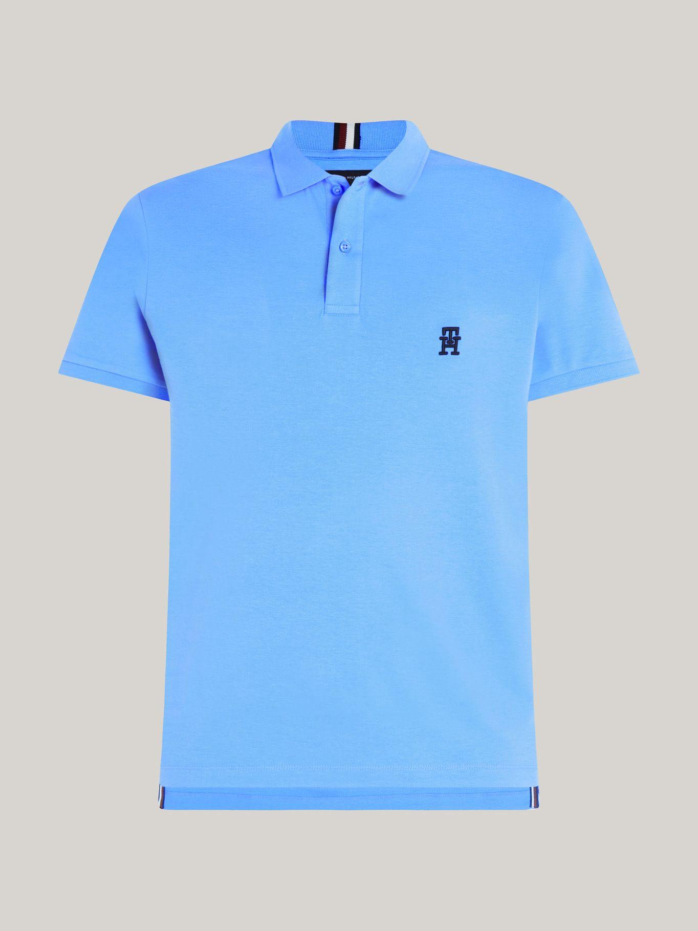 Polo Interlock Monogram Celeste Tommy Hilfiger-4
