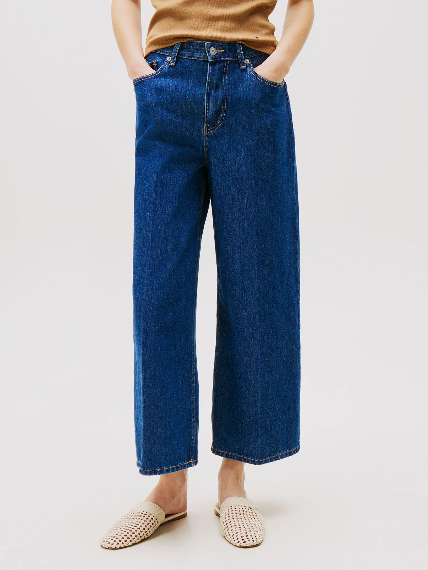 Jeans Wide Leg Talle Alto Azul Tommy Hilfiger-1