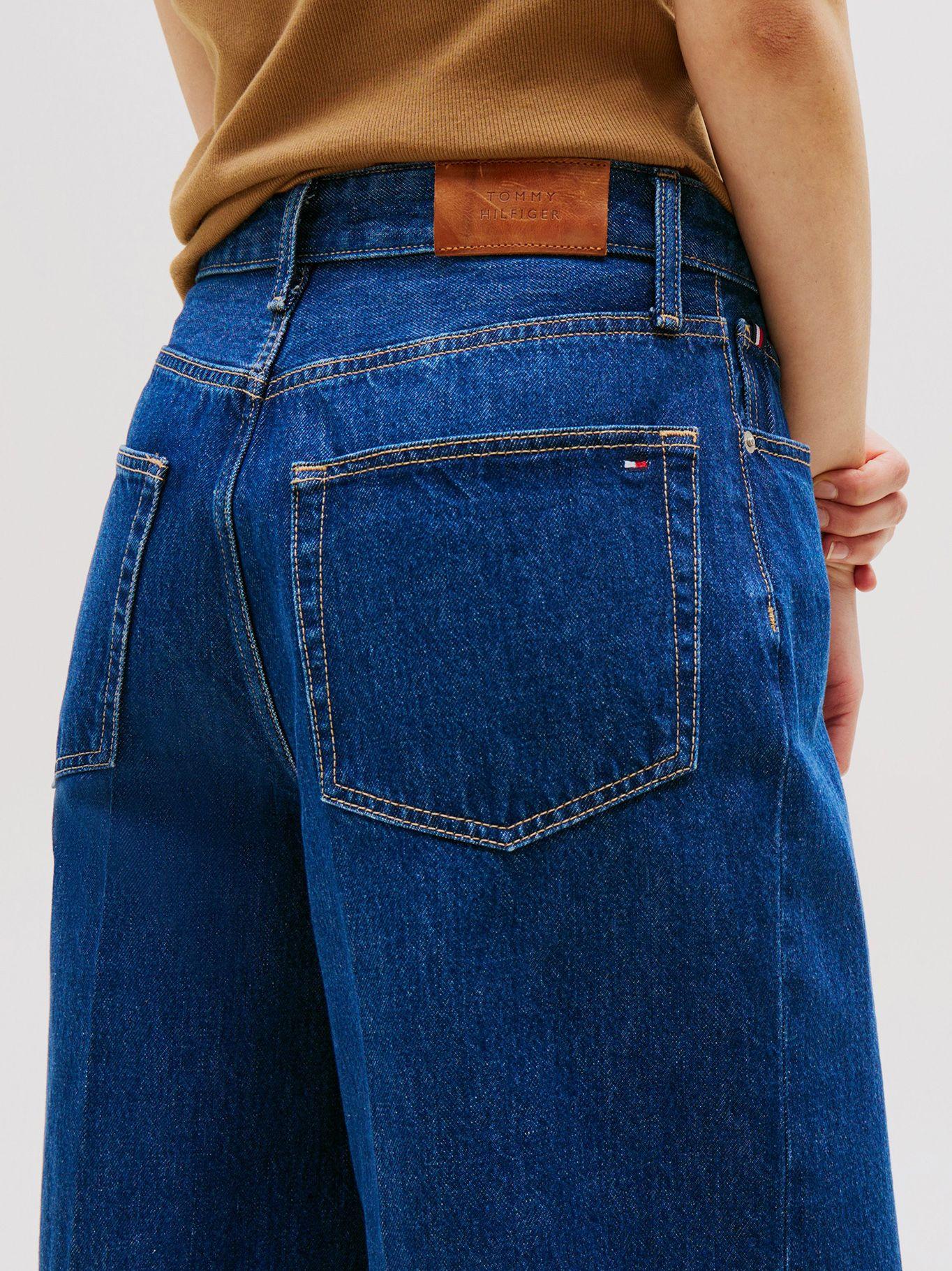 Jeans Wide Leg Talle Alto Azul Tommy Hilfiger-4