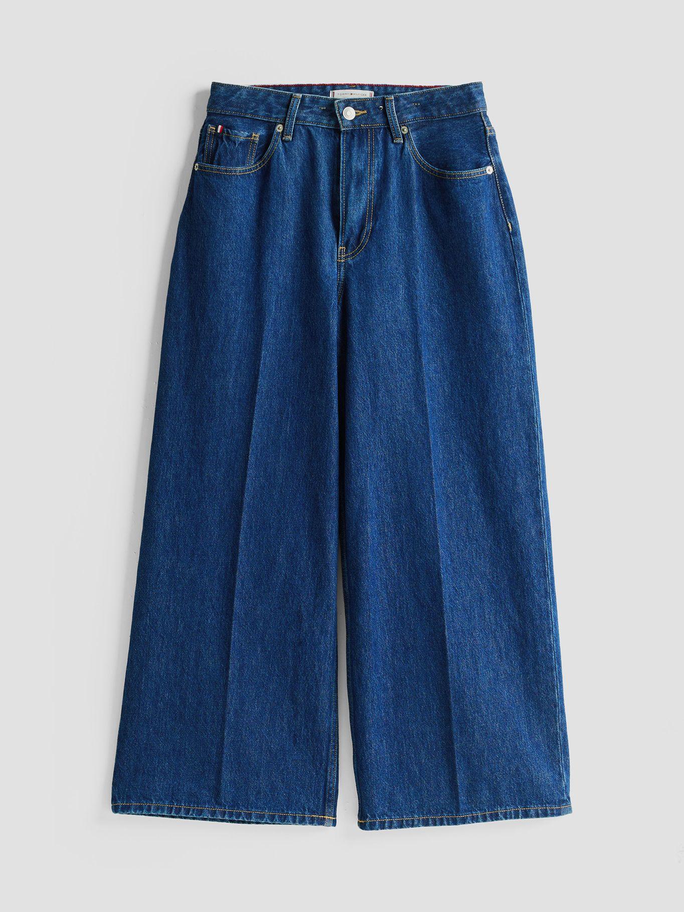 Jeans Wide Leg Talle Alto Azul Tommy Hilfiger-5