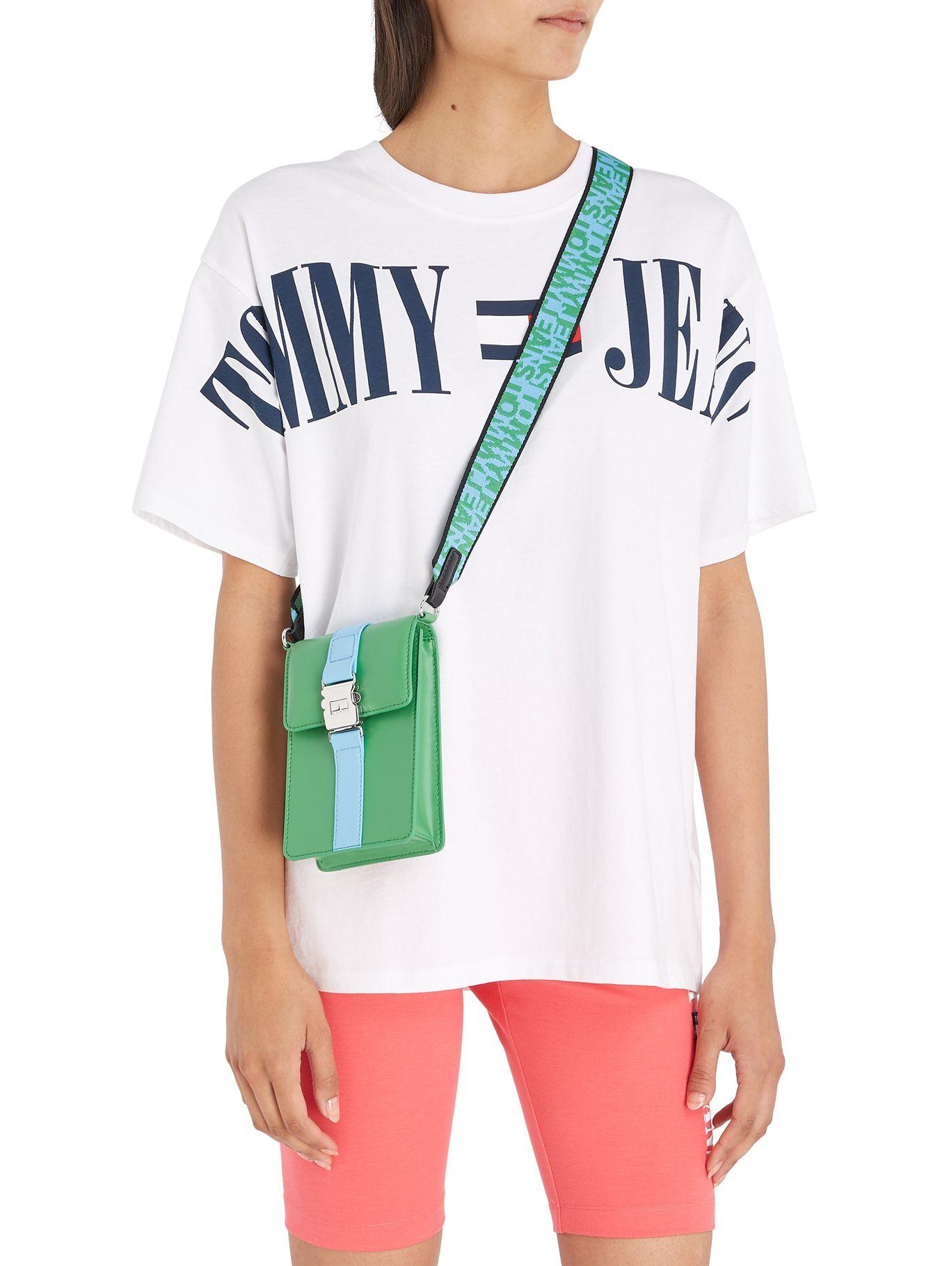 Bandolera Para Teléfono Logo Verde Tommy Hilfiger-5